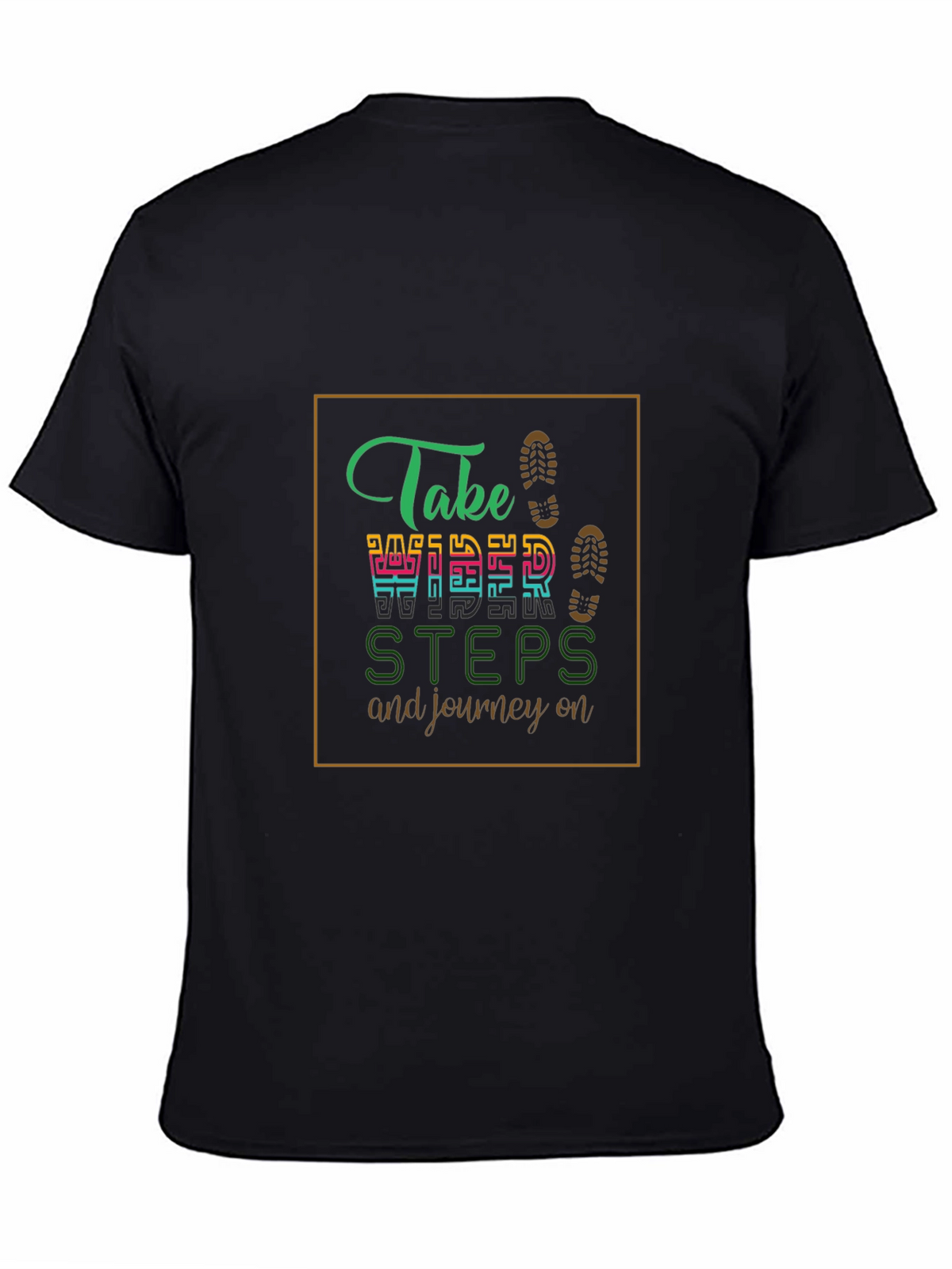 Motivational Journey Black T-Shirt