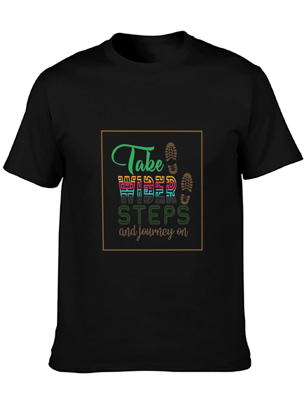 Motivational Journey Black T-Shirt