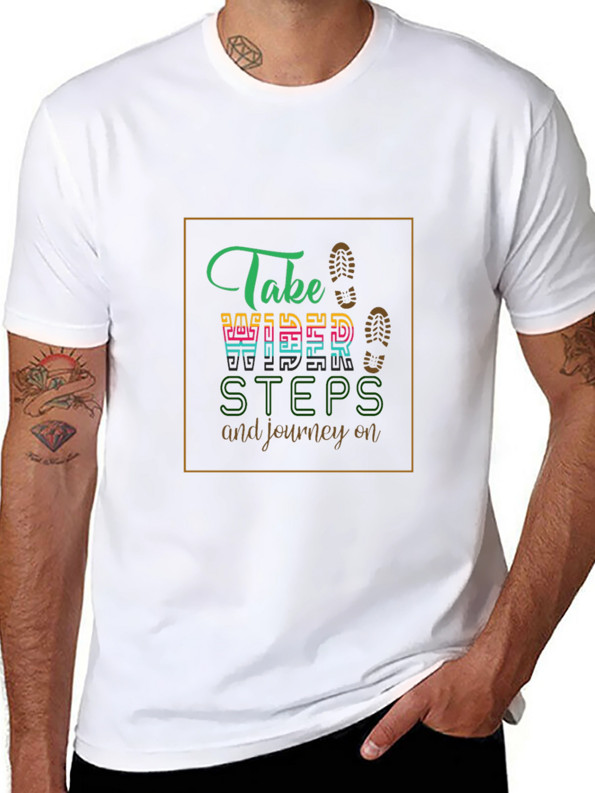 Motivational Journey Black T-Shirt