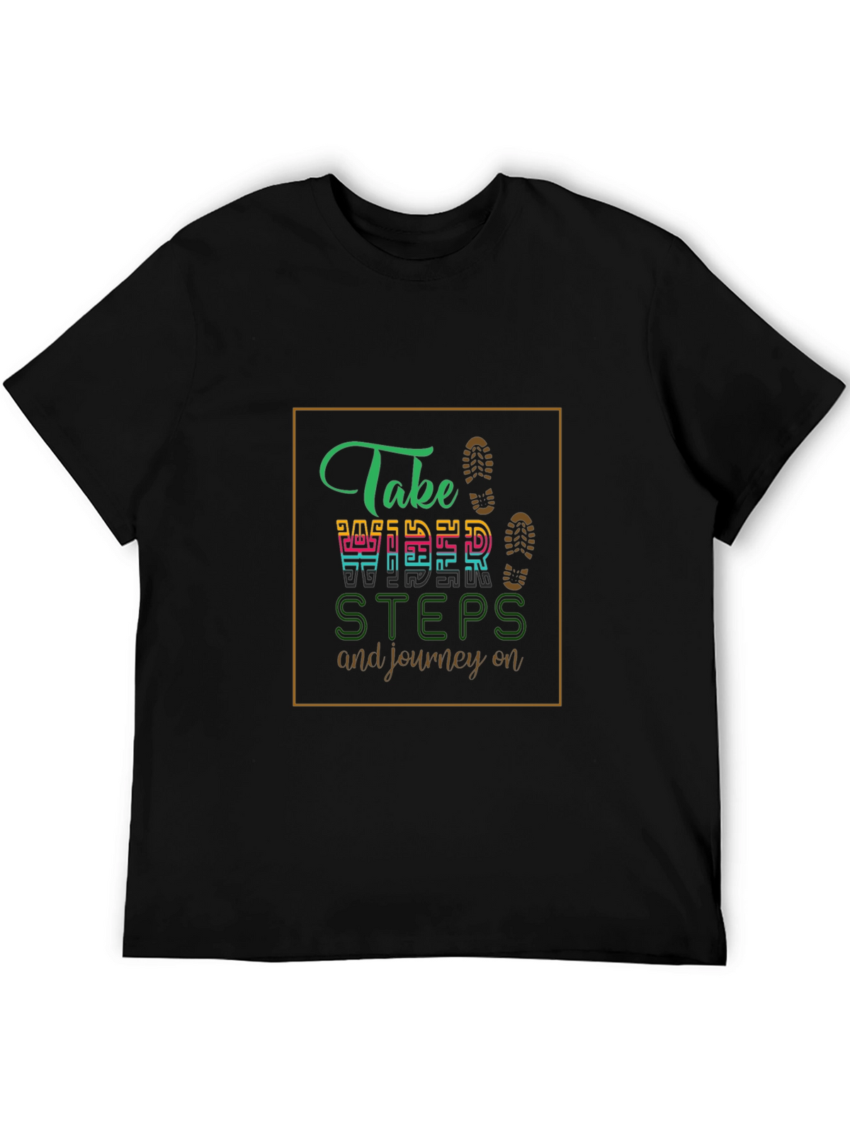 Motivational Journey Black T-Shirt