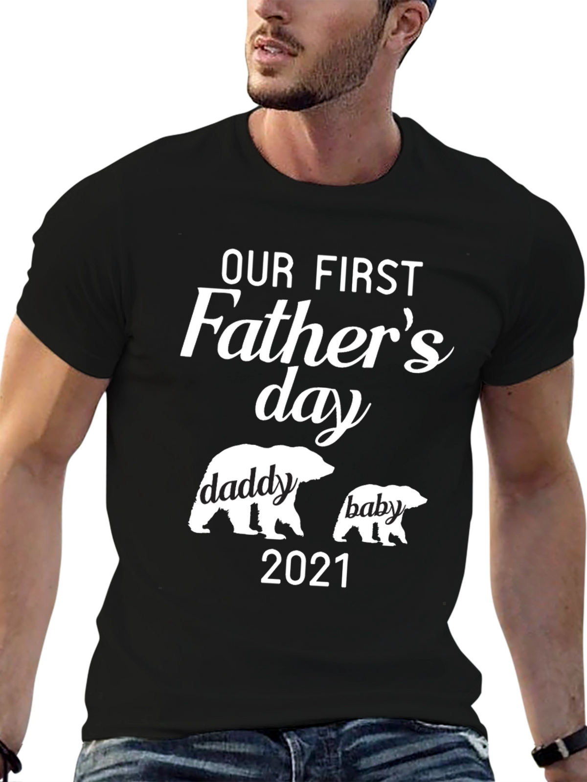 Our First Fathers Day Matching T-Shirt
