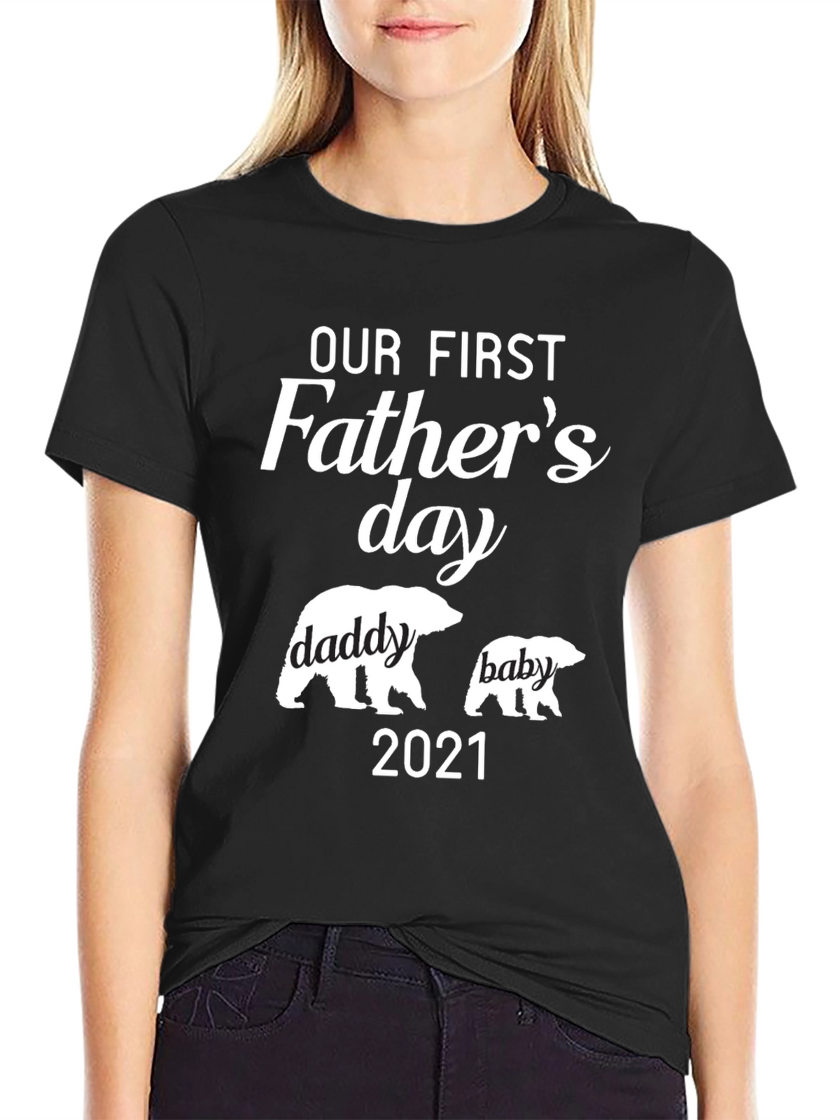 Our First Fathers Day Matching T-Shirt