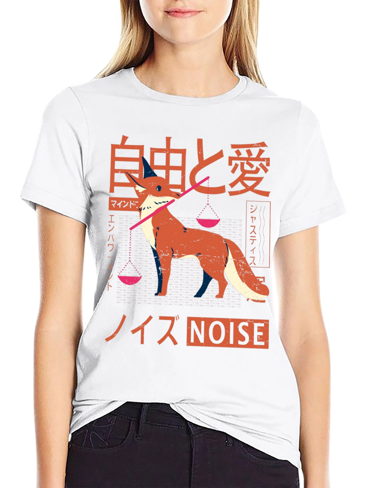 Japanese Fox Graphic Tee