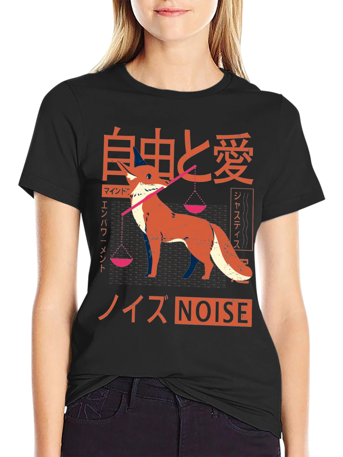 Japanese Fox Graphic Tee