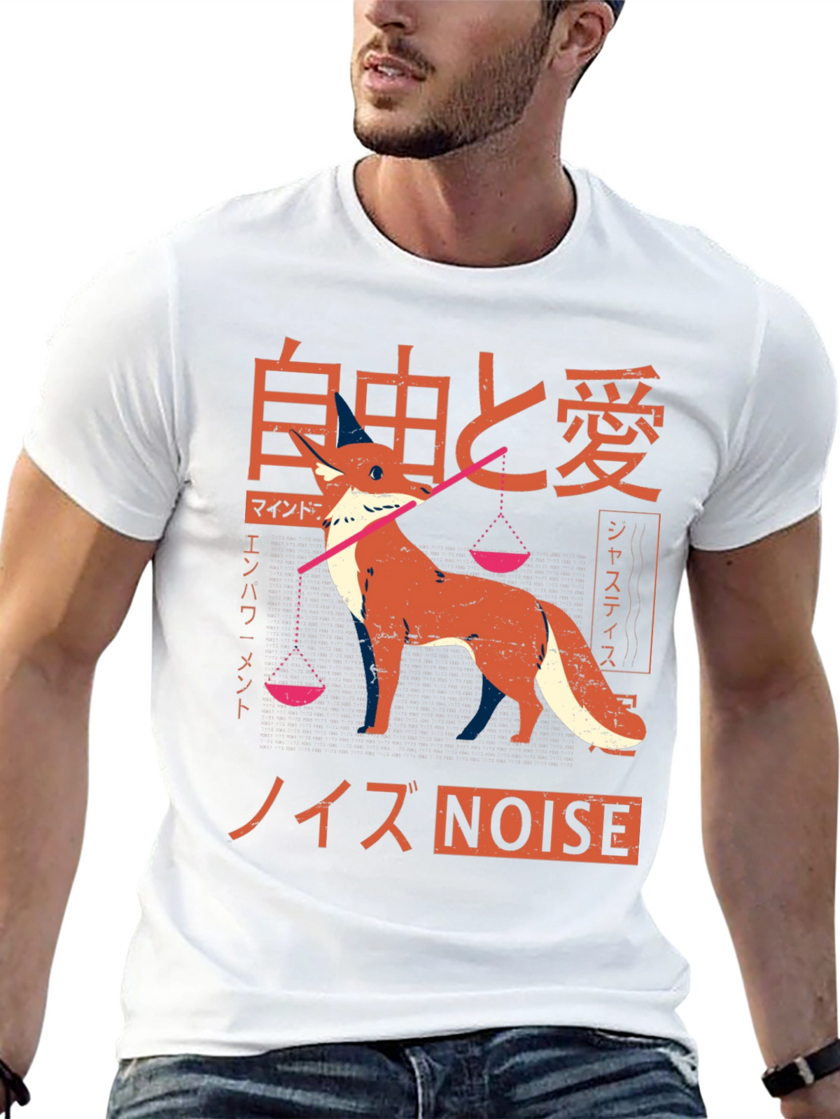 Japanese Fox Graphic Tee
