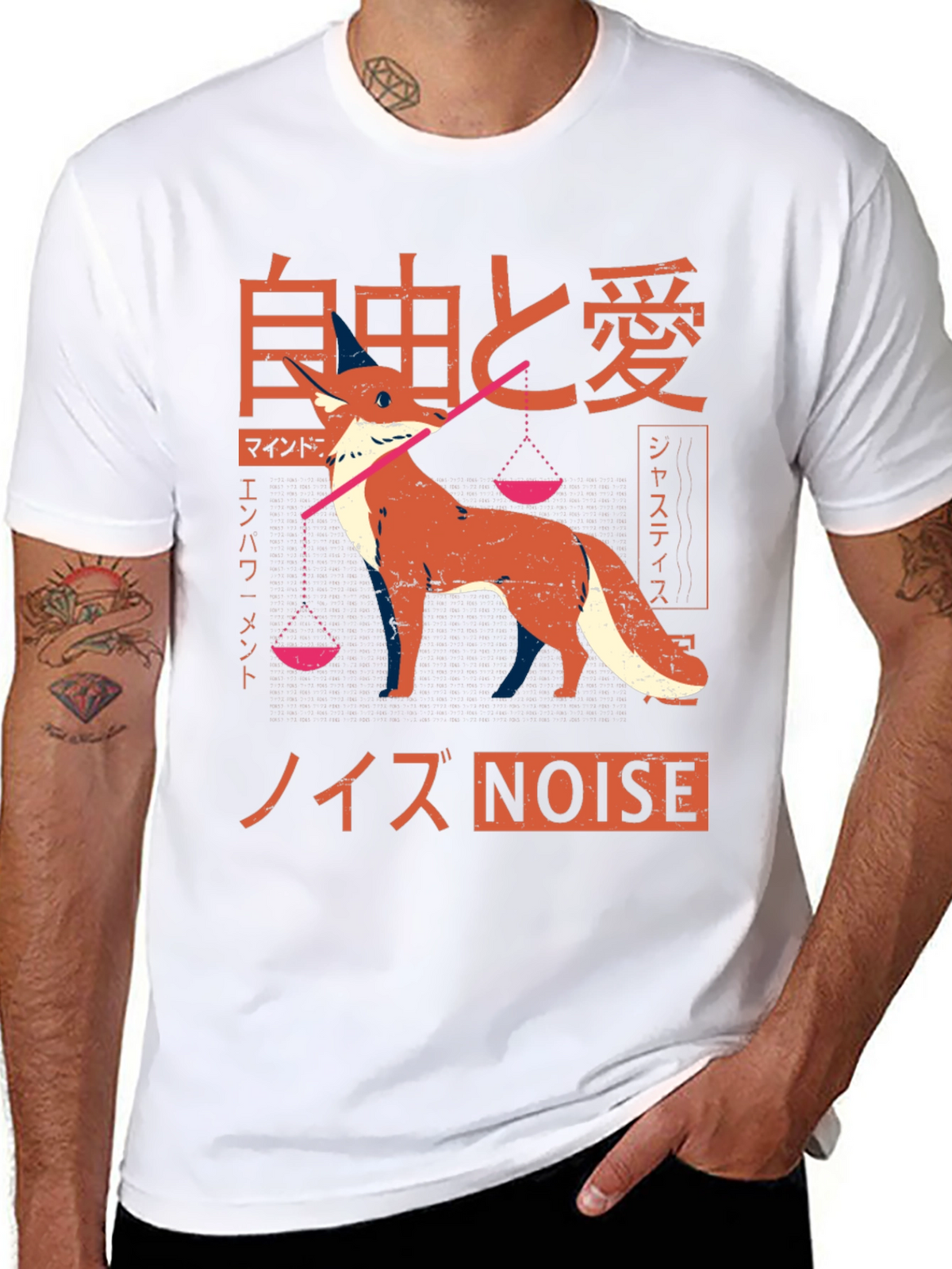 Japanese Fox Graphic Tee