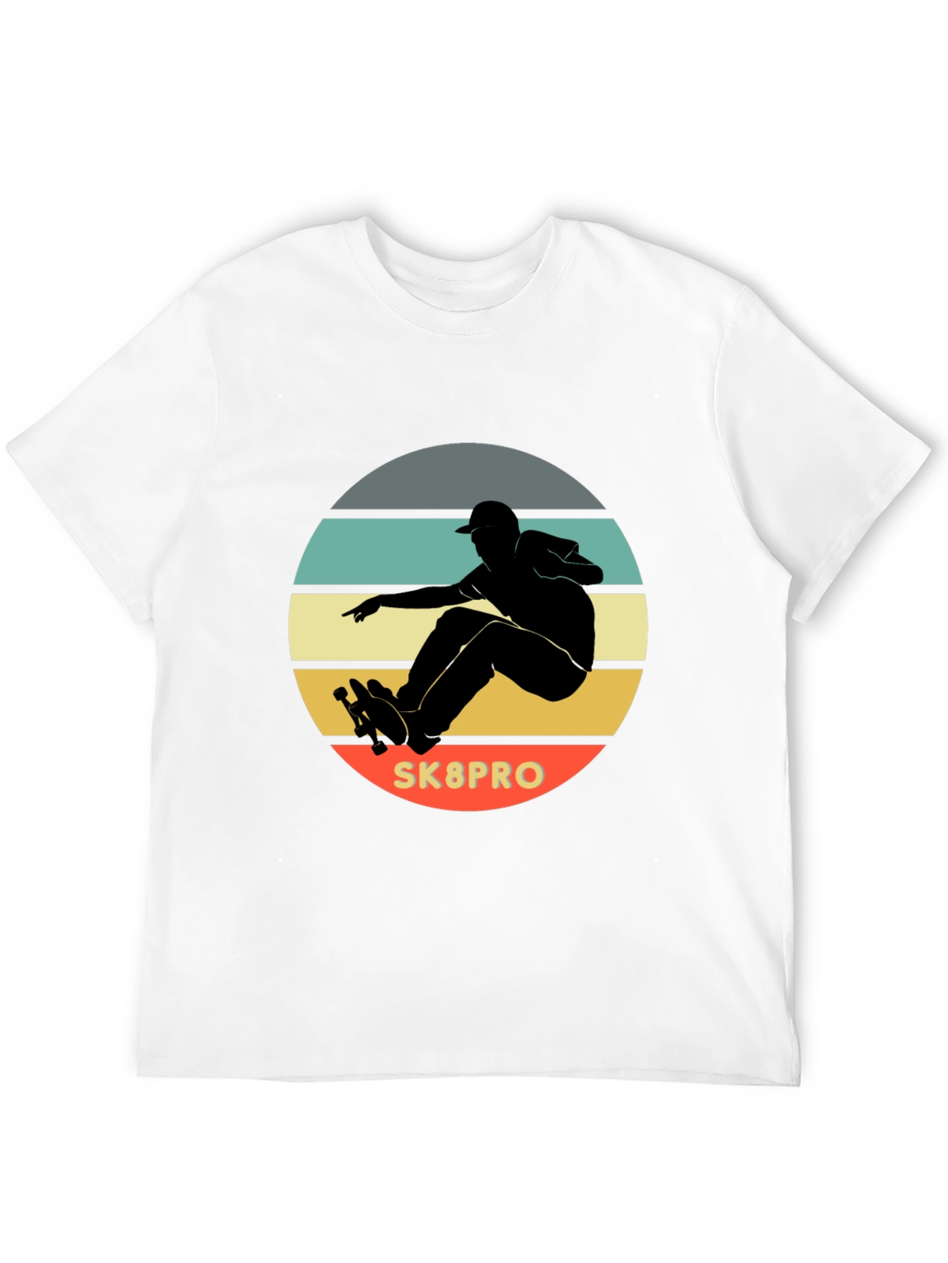 Skateboarding T-Shirt - Retro Style