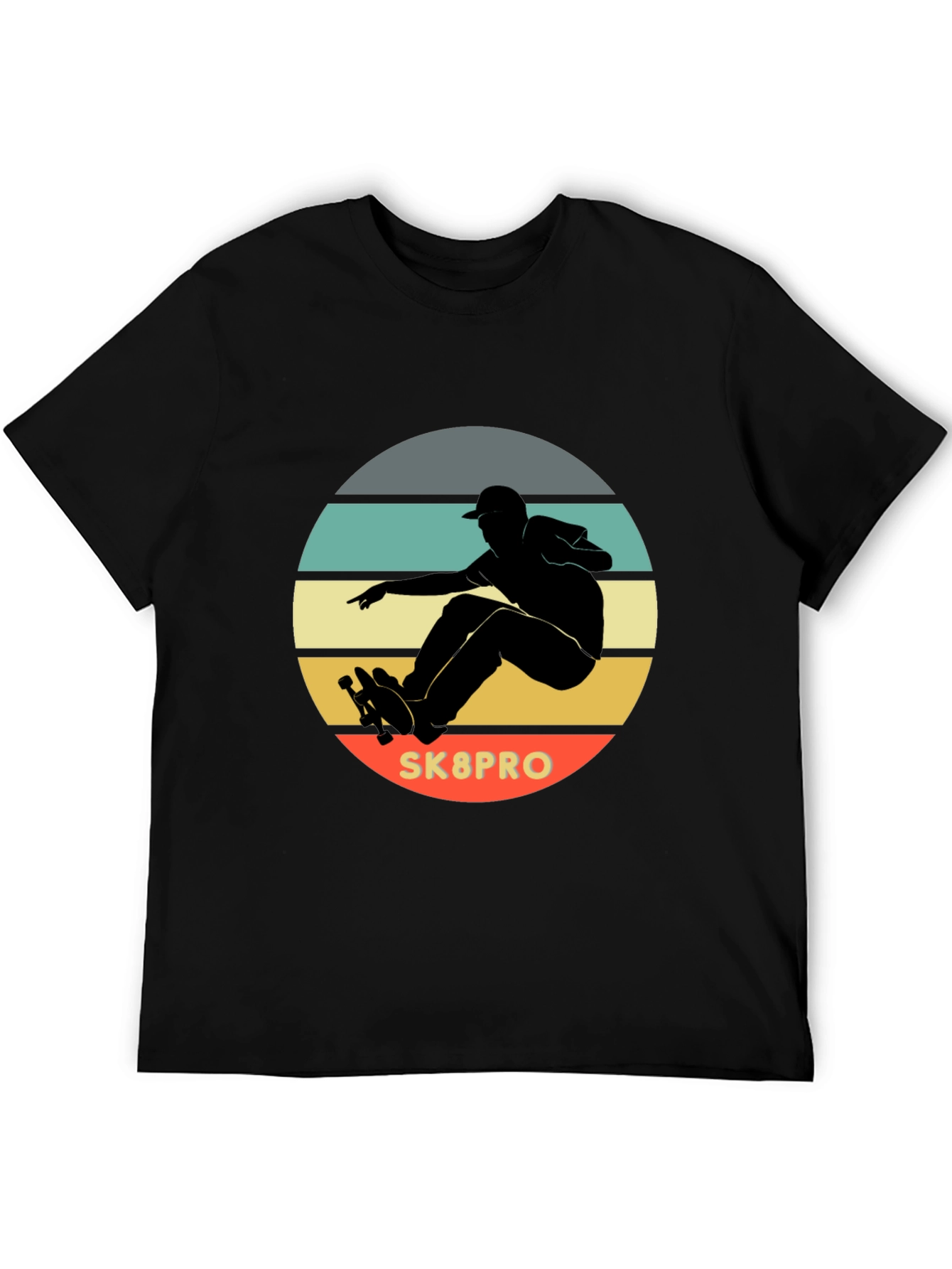 Skateboarding T-Shirt - Retro Style