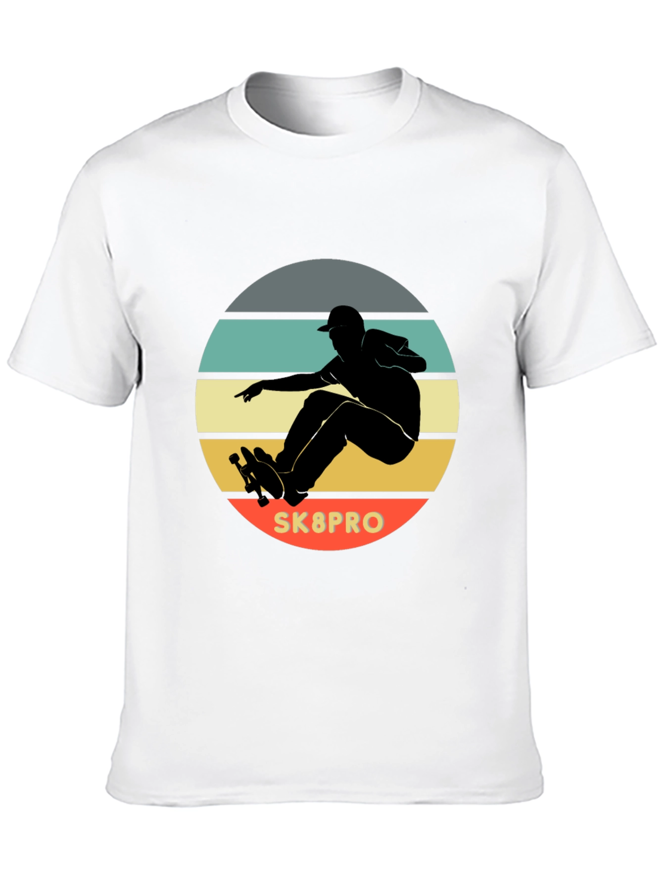 Skateboarding T-Shirt - Retro Style