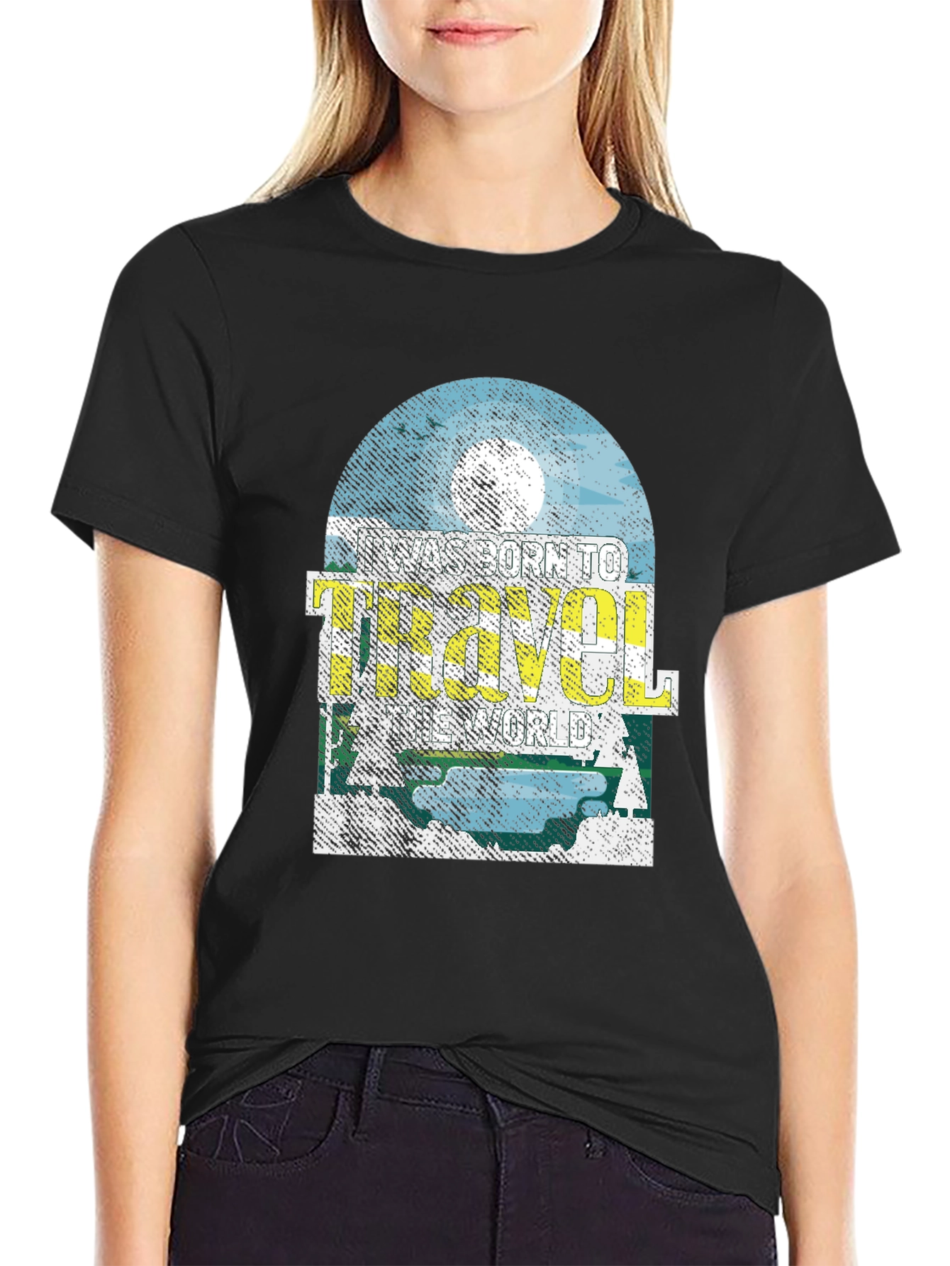 Born to Travel Worlds T-Shirt