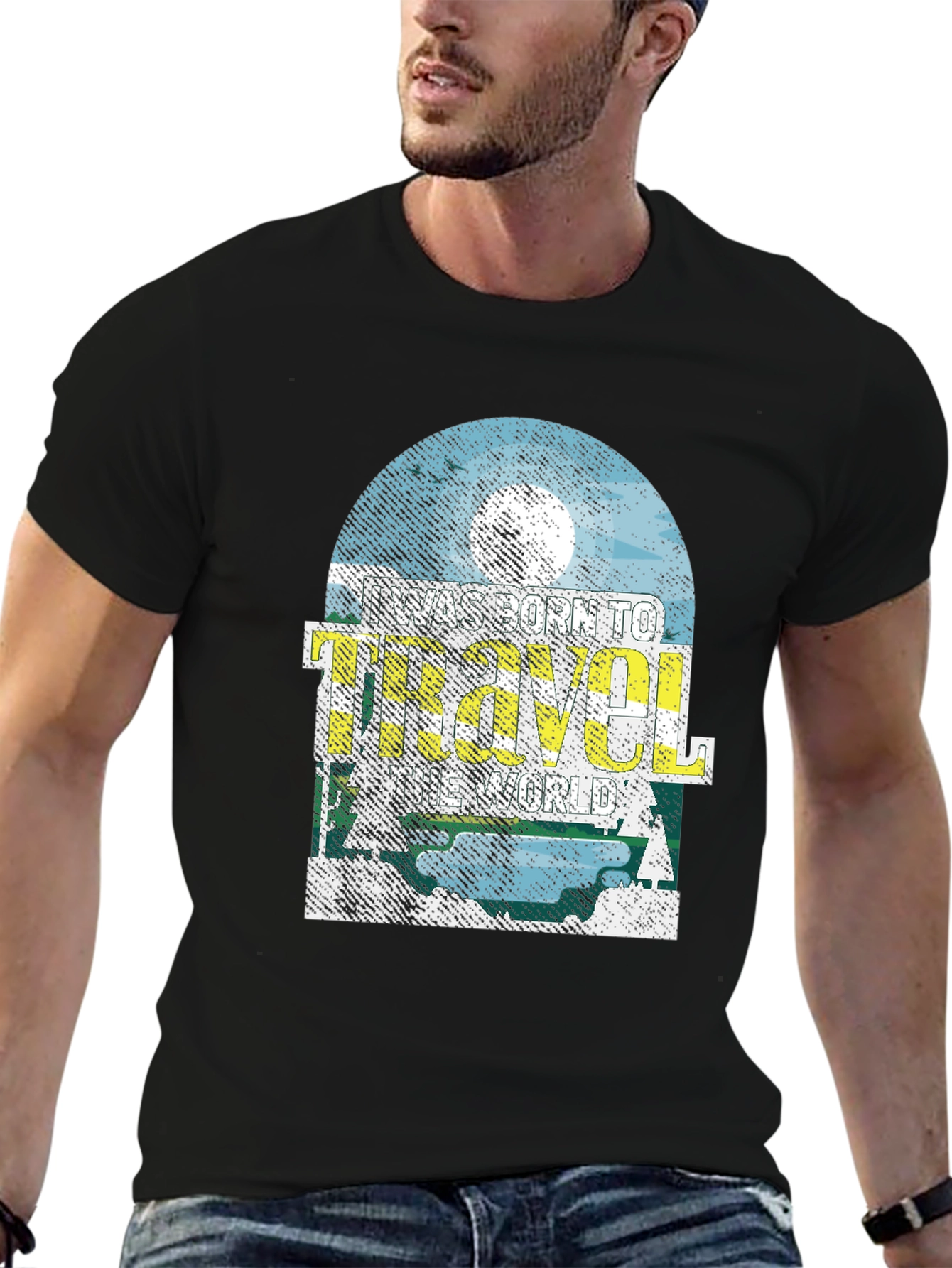 Born to Travel Worlds T-Shirt