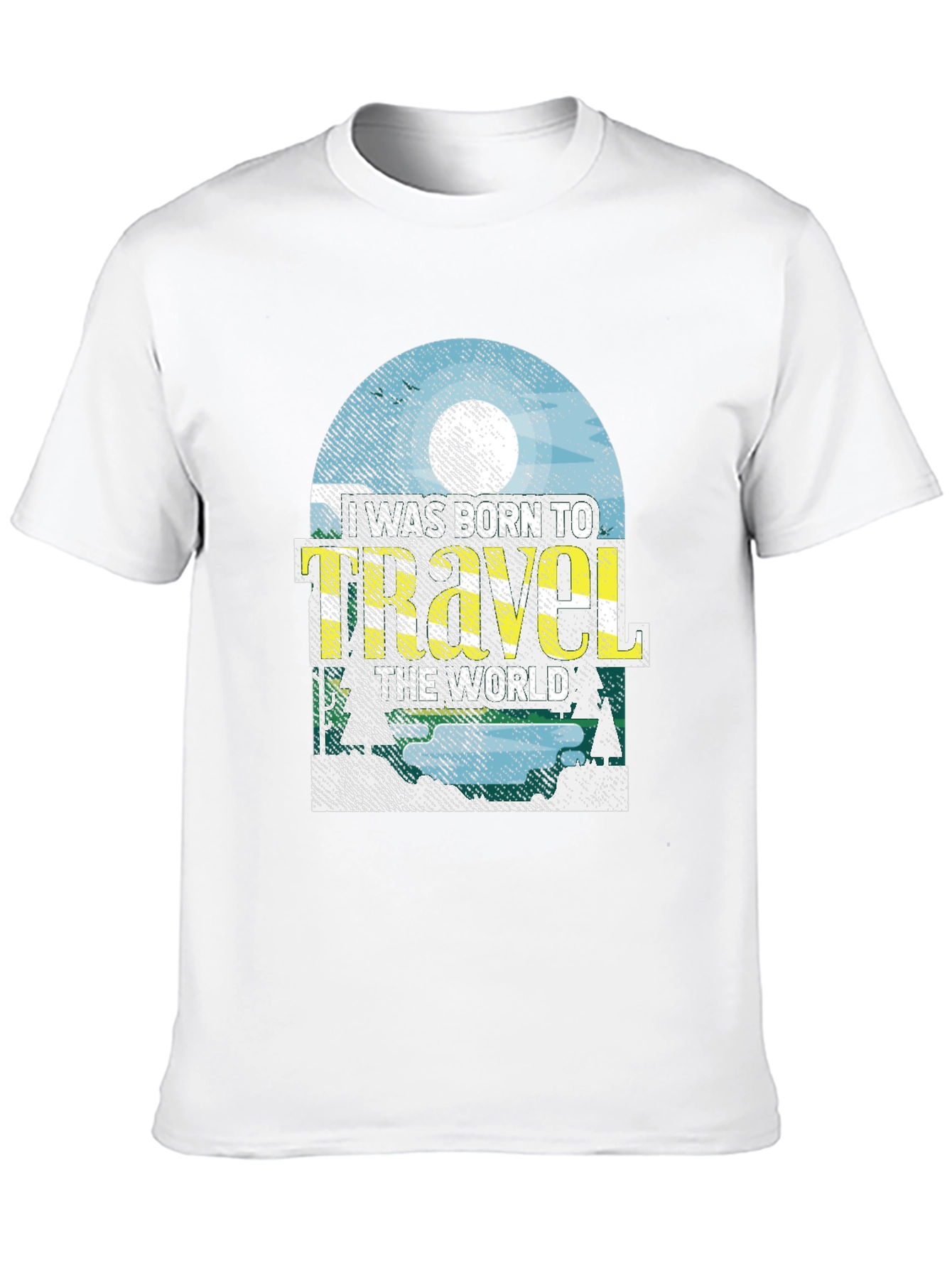 Born to Travel Worlds T-Shirt