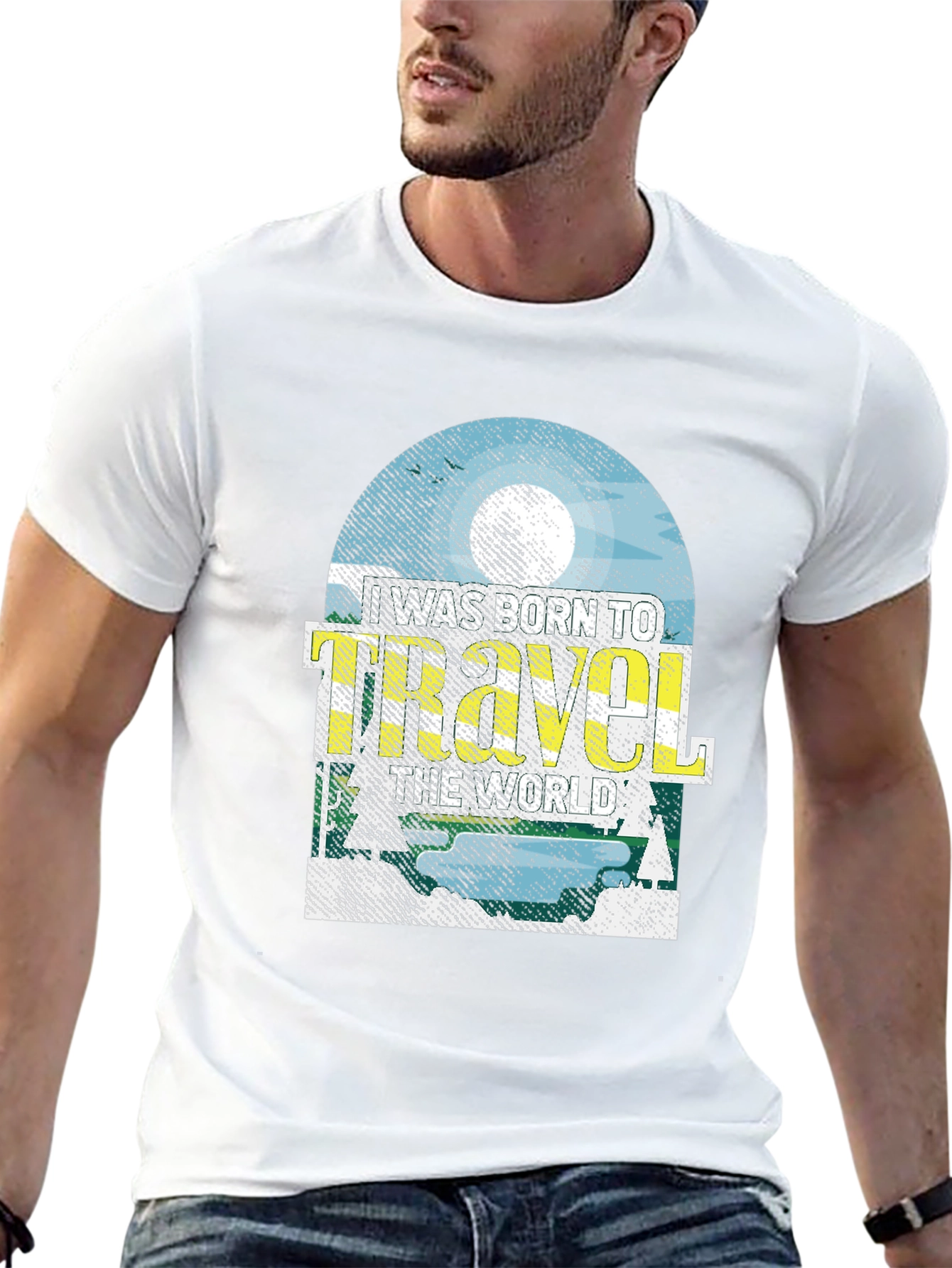 Born to Travel Worlds T-Shirt