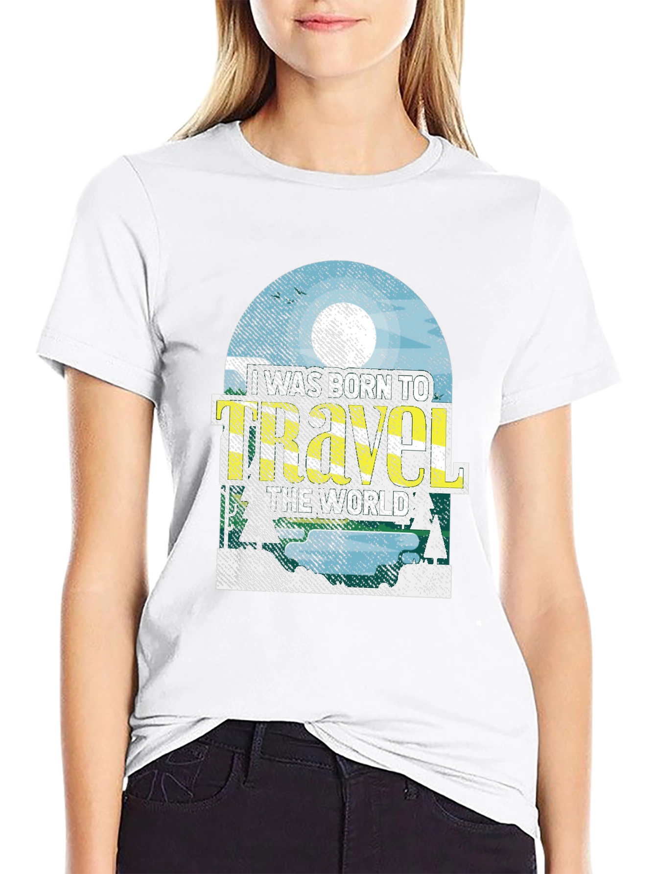 Born to Travel Worlds T-Shirt
