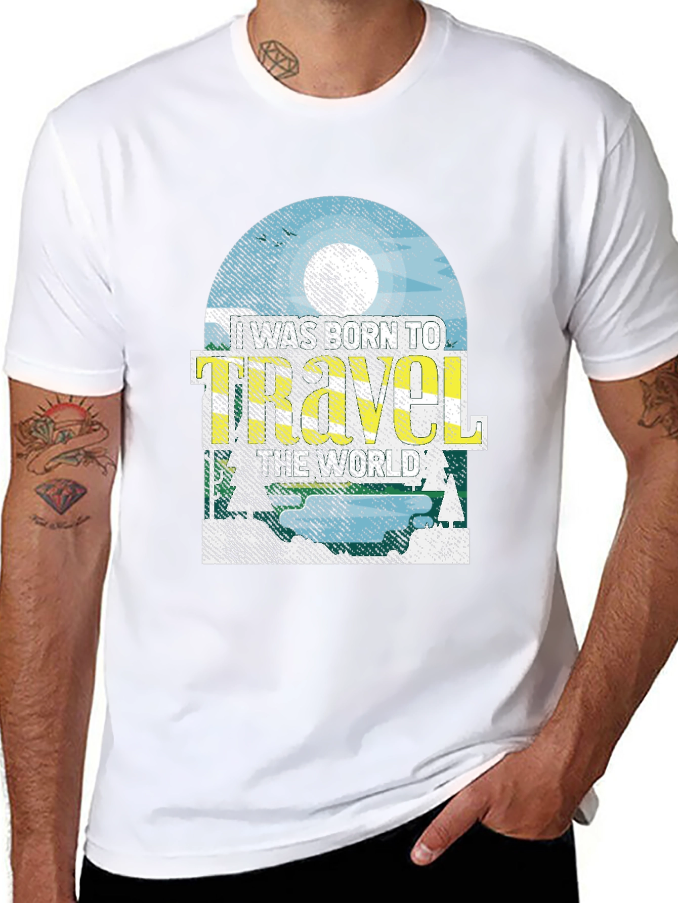 Born to Travel Worlds T-Shirt