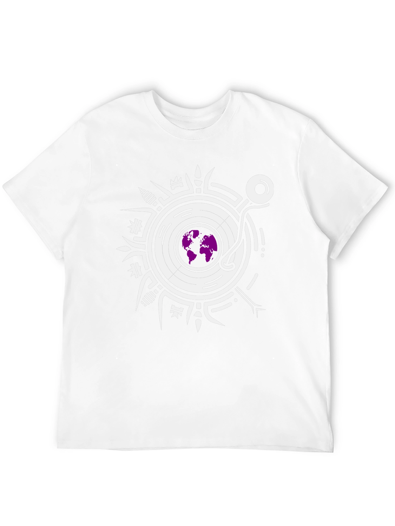 World Vinyl Graphic Tee - Black