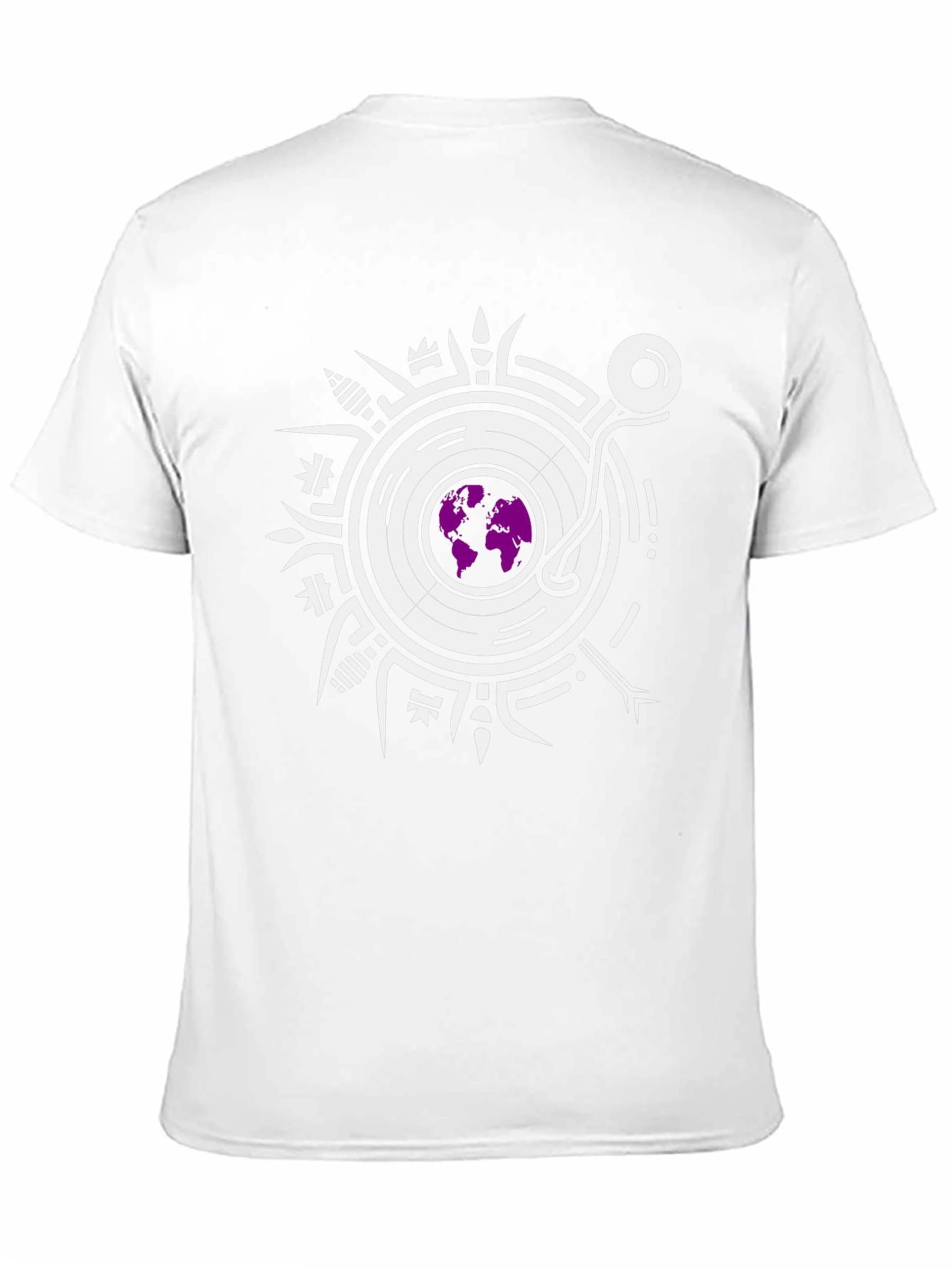 World Vinyl Graphic Tee - Black