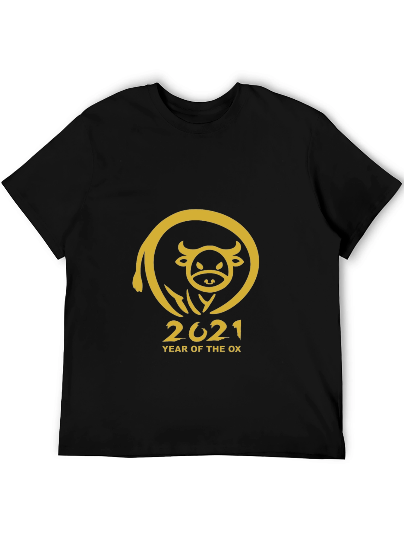 Year of the Ox 2021 Black T-Shirt