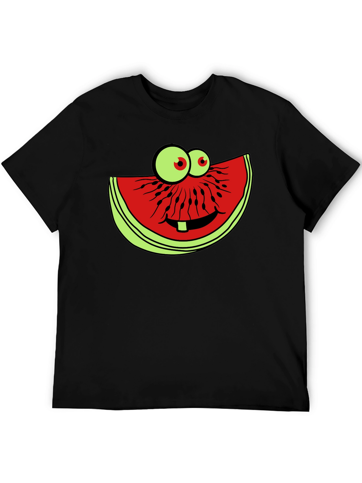 Funny Watermelon Slice Graphic T-Shirt