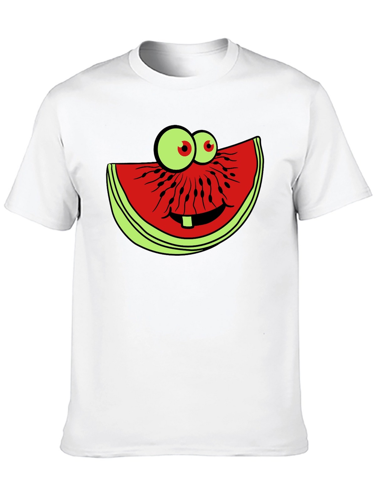 Funny Watermelon Slice Graphic T-Shirt