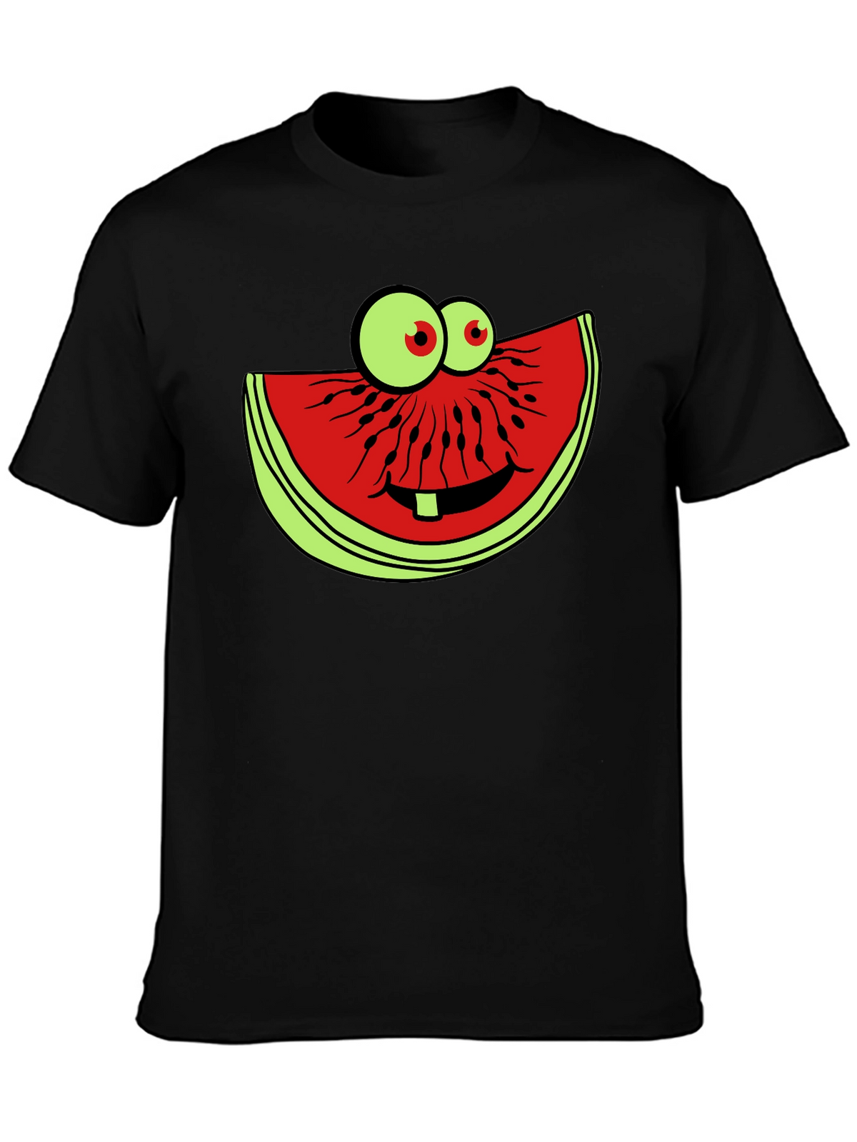 Funny Watermelon Slice Graphic T-Shirt