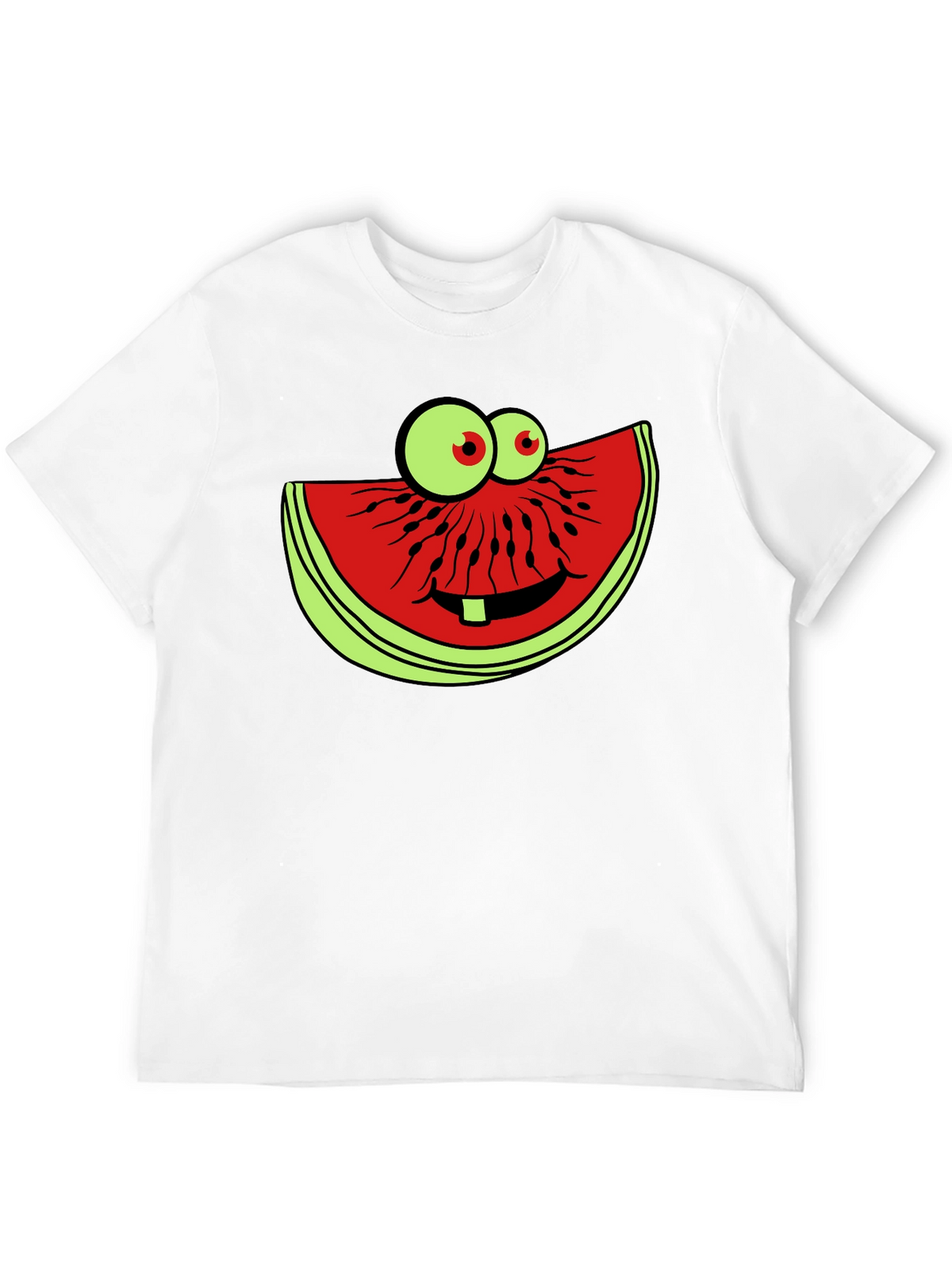 Funny Watermelon Slice Graphic T-Shirt