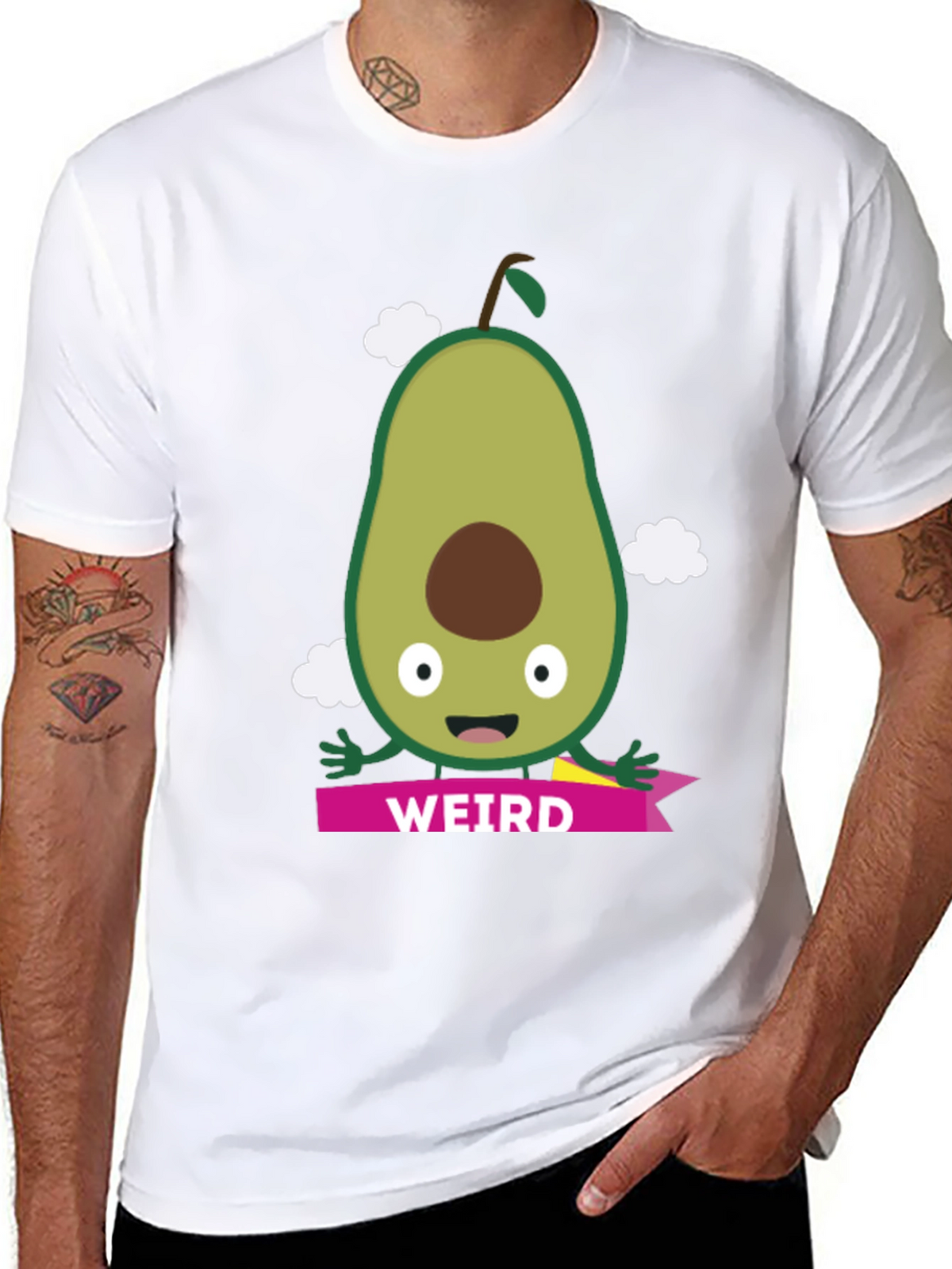 Funny Avocado Weird Graphic T-Shirt