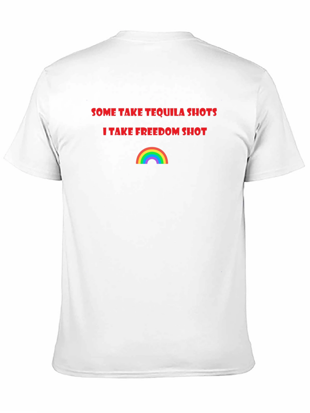 Freedom Shot Graphic Tee - Rainbow Pride T-Shirt
