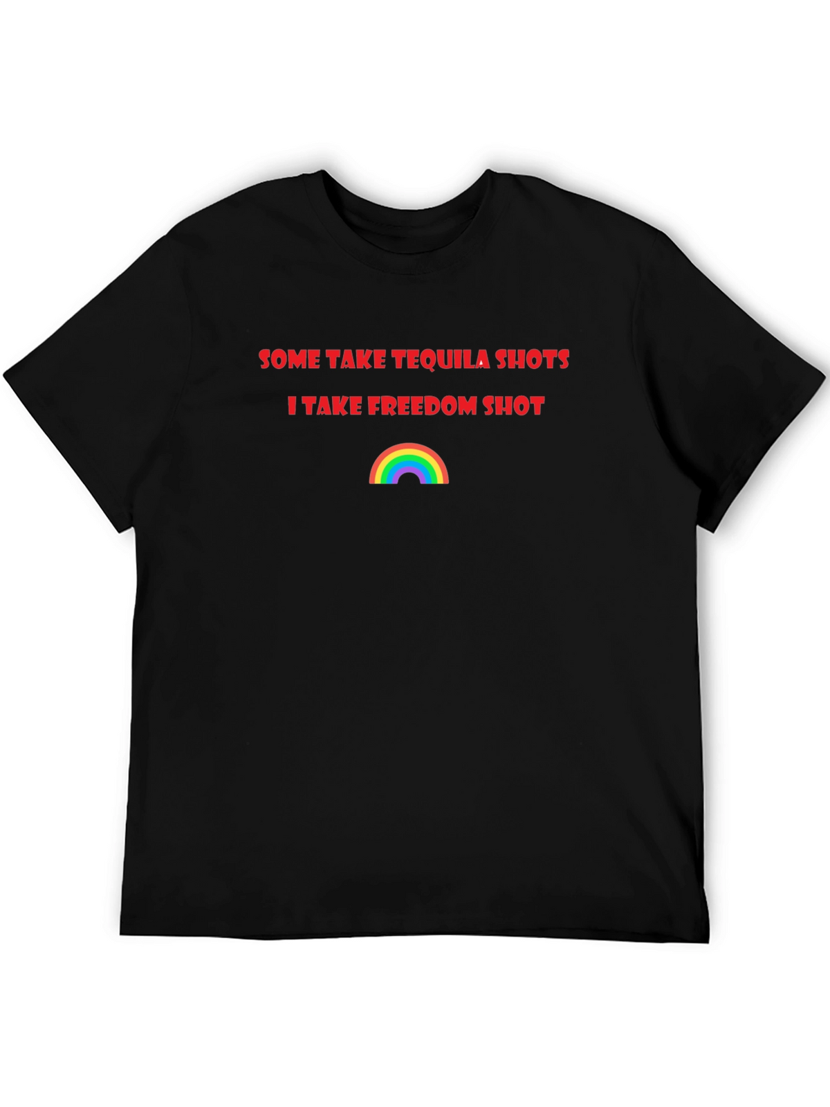 Freedom Shot Graphic Tee - Rainbow Pride T-Shirt