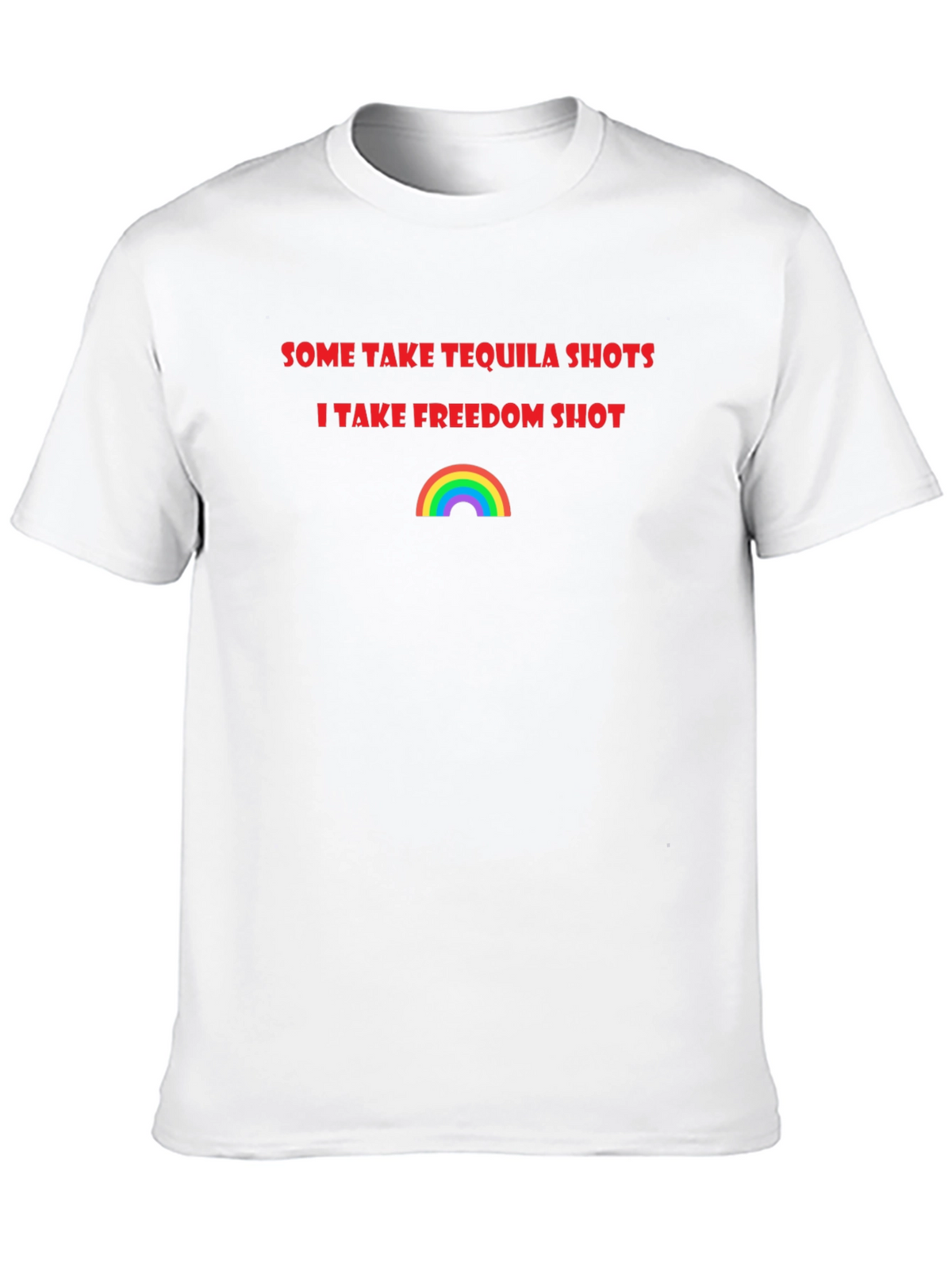 Freedom Shot Graphic Tee - Rainbow Pride T-Shirt