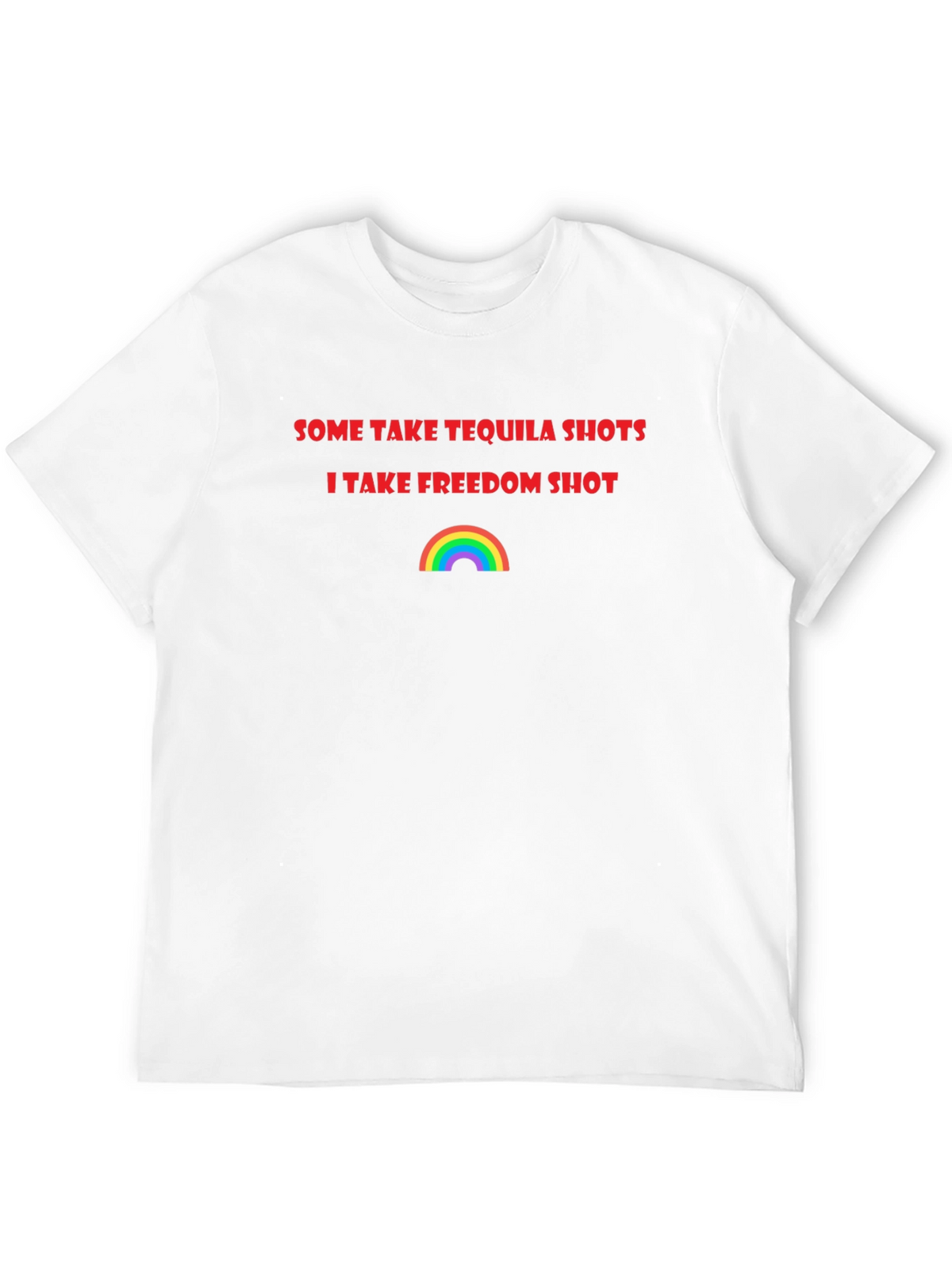 Freedom Shot Graphic Tee - Rainbow Pride T-Shirt
