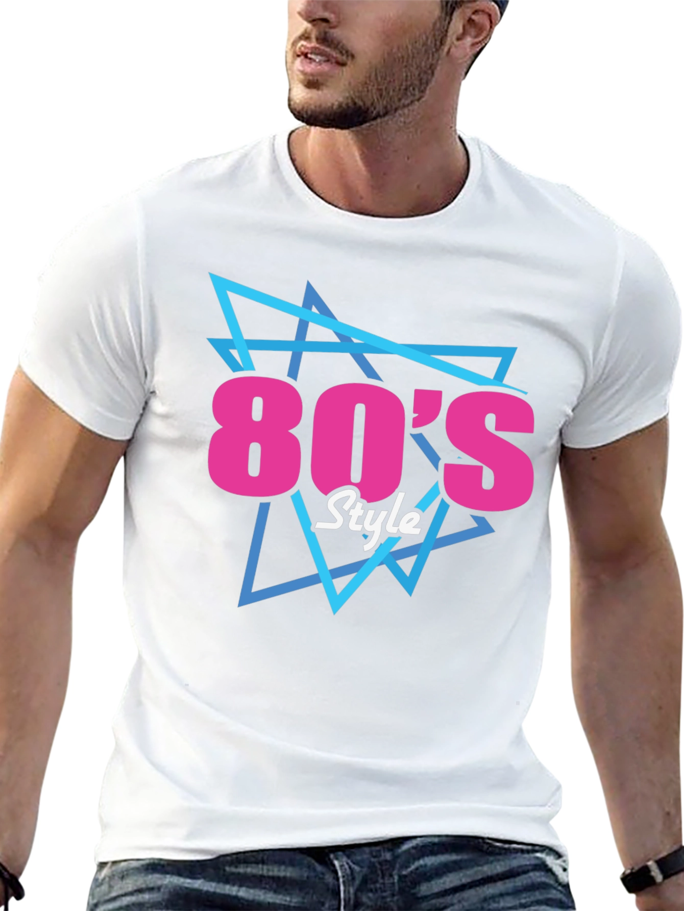 Retro 80s Style Graphic T-Shirt
