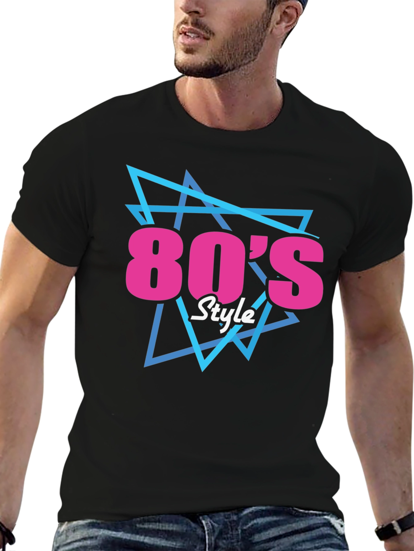 Retro 80s Style Graphic T-Shirt