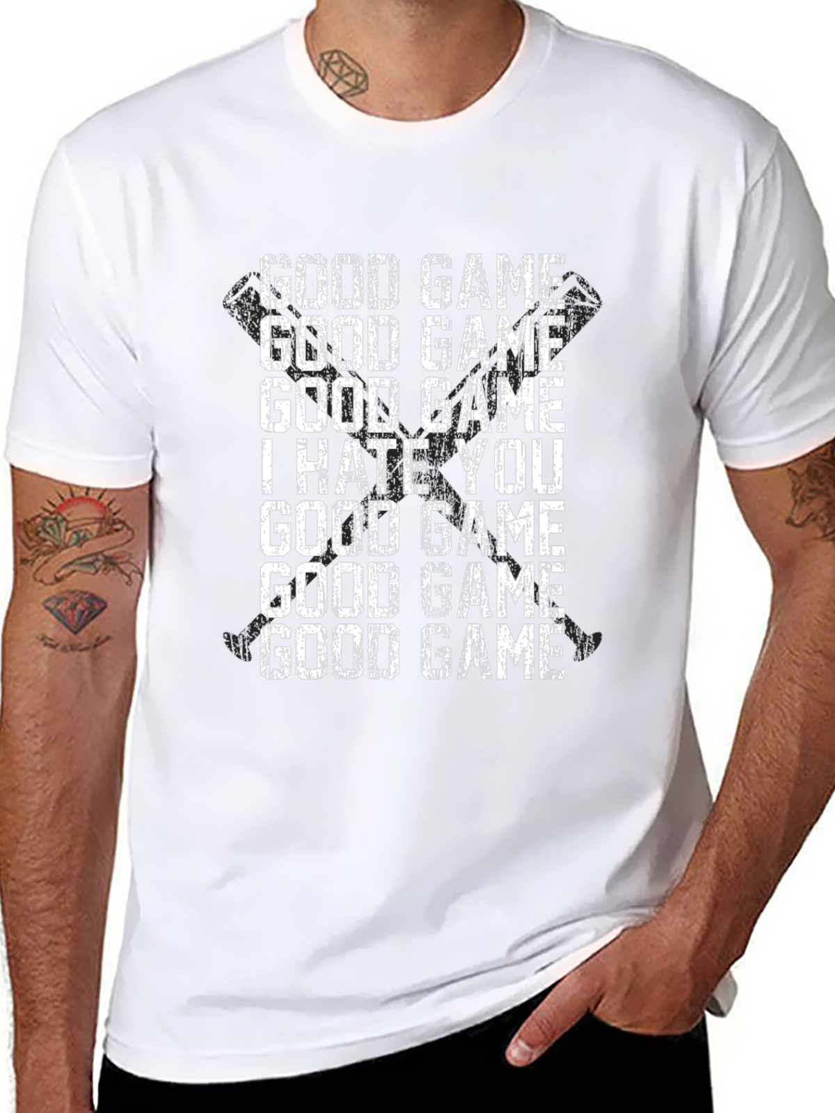 Good Game I Hate You Graphic Novelty T-Shirt