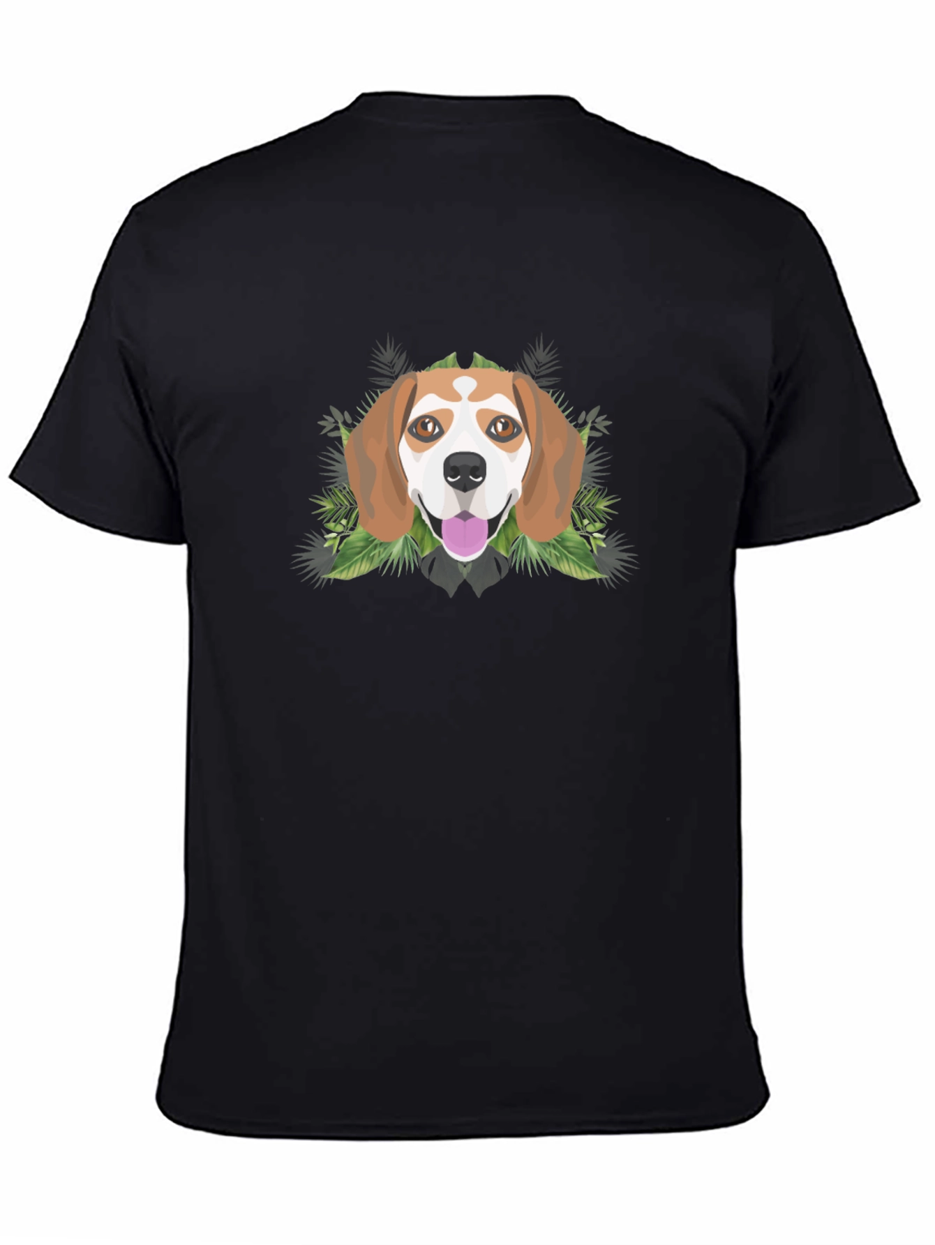 Dog Graphic Tee - Mens Black T-Shirt