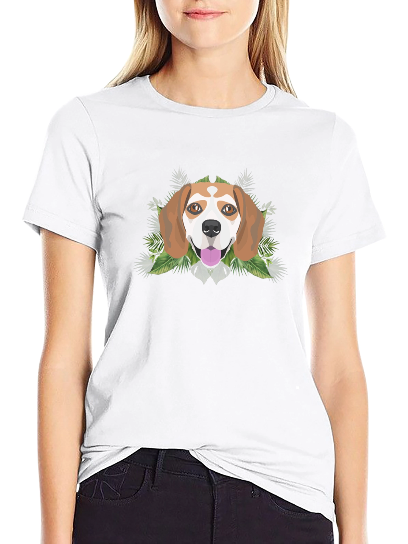 Dog Graphic Tee - Mens Black T-Shirt