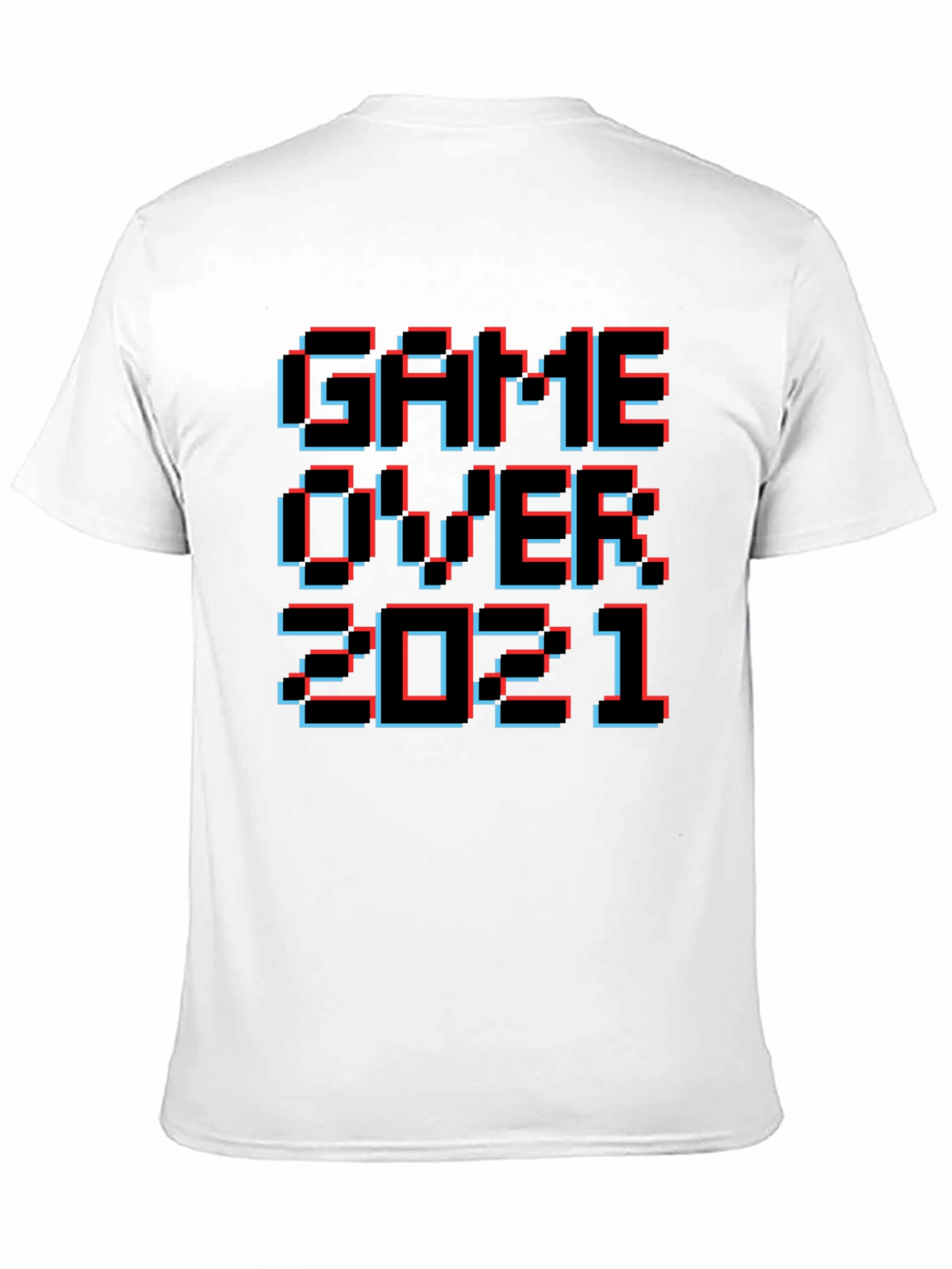 Game Over 2021 Pixel Art T-Shirt