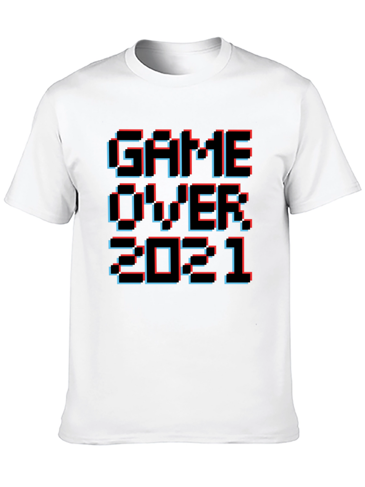 Game Over 2021 Pixel Art T-Shirt