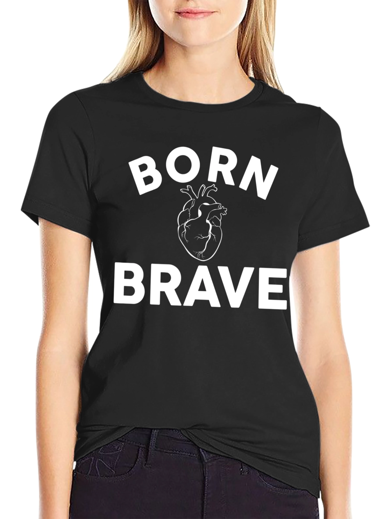 Born Brave Graphic Tee - Soft Cotton Blend
