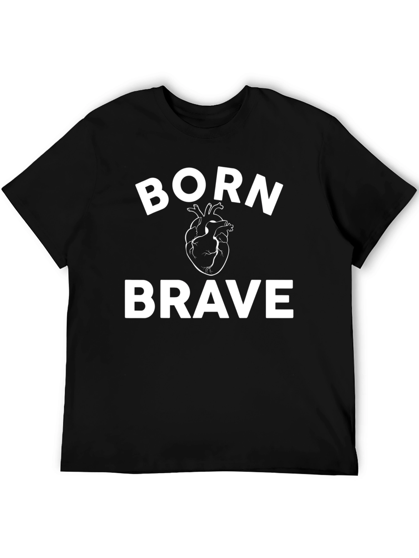 Born Brave Graphic Tee - Soft Cotton Blend