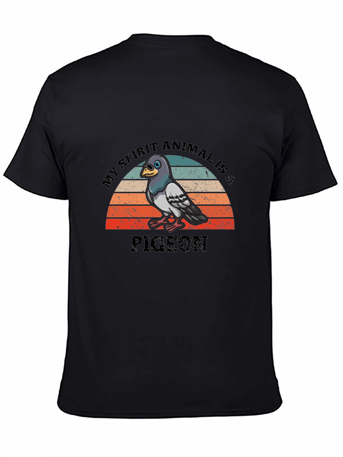 Pigeon Spirit Animal Retro T-Shirt