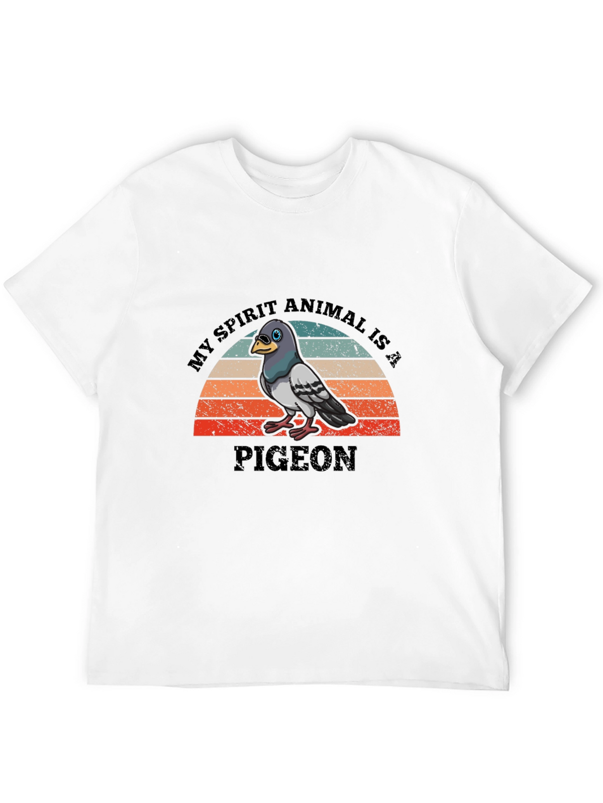 Pigeon Spirit Animal Retro T-Shirt