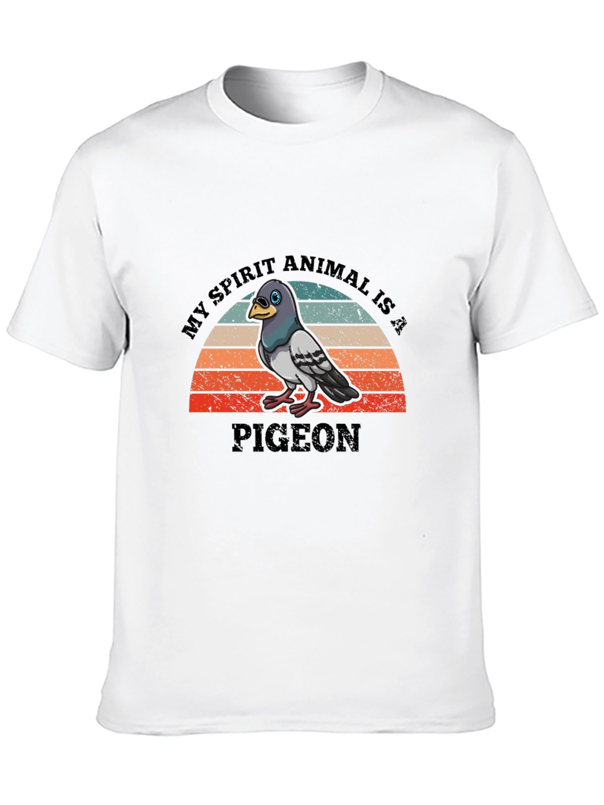 Pigeon Spirit Animal Retro T-Shirt