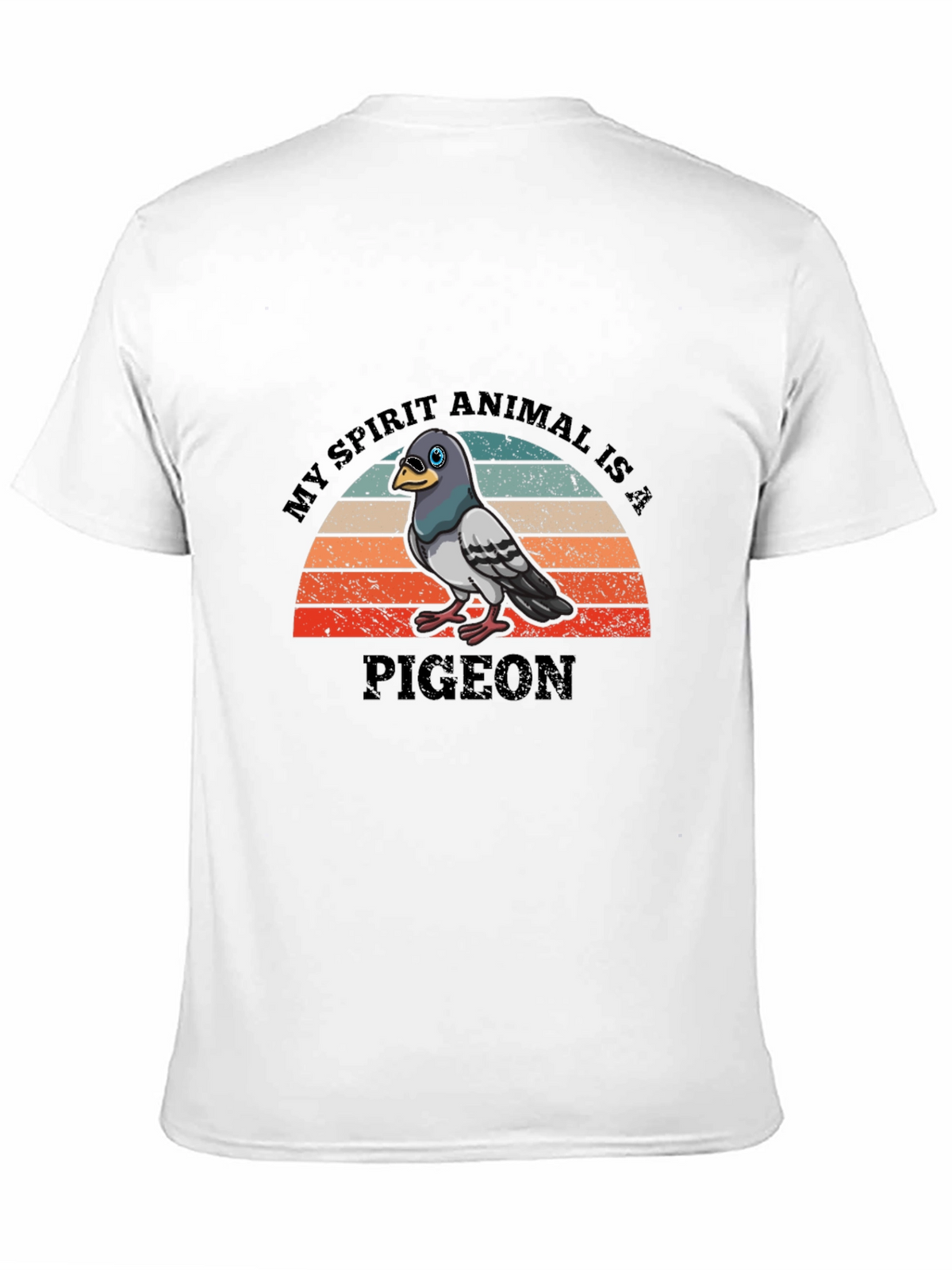 Pigeon Spirit Animal Retro T-Shirt