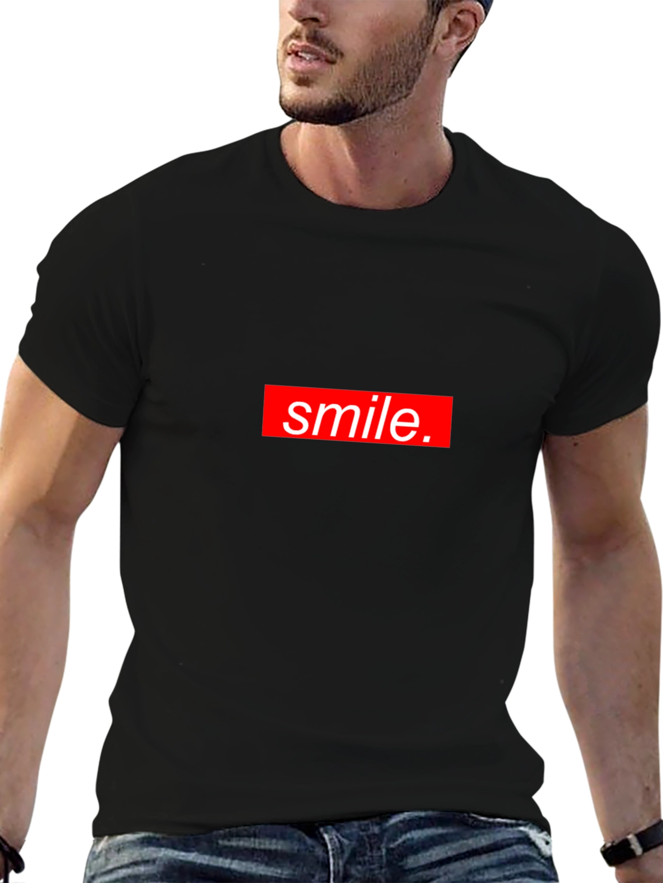 Smile Graphic Tee - Trendy Streetwear