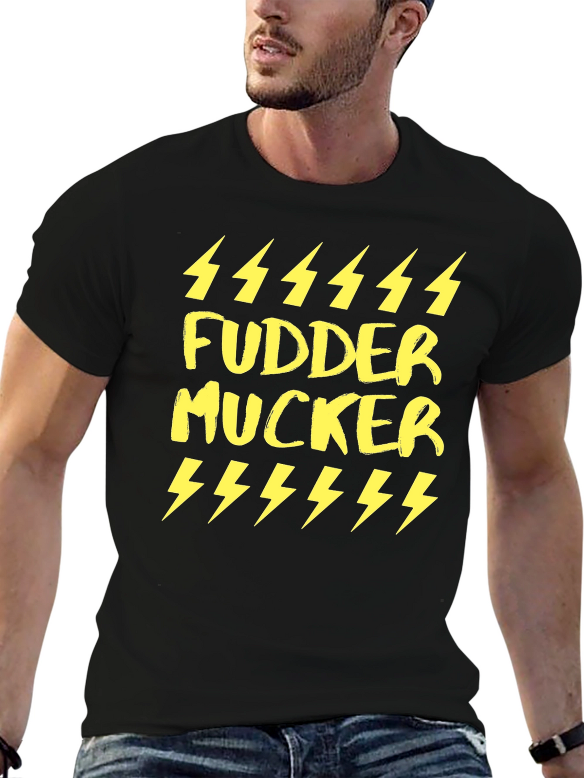 Fudder Mucker Graphic T-Shirt - Black