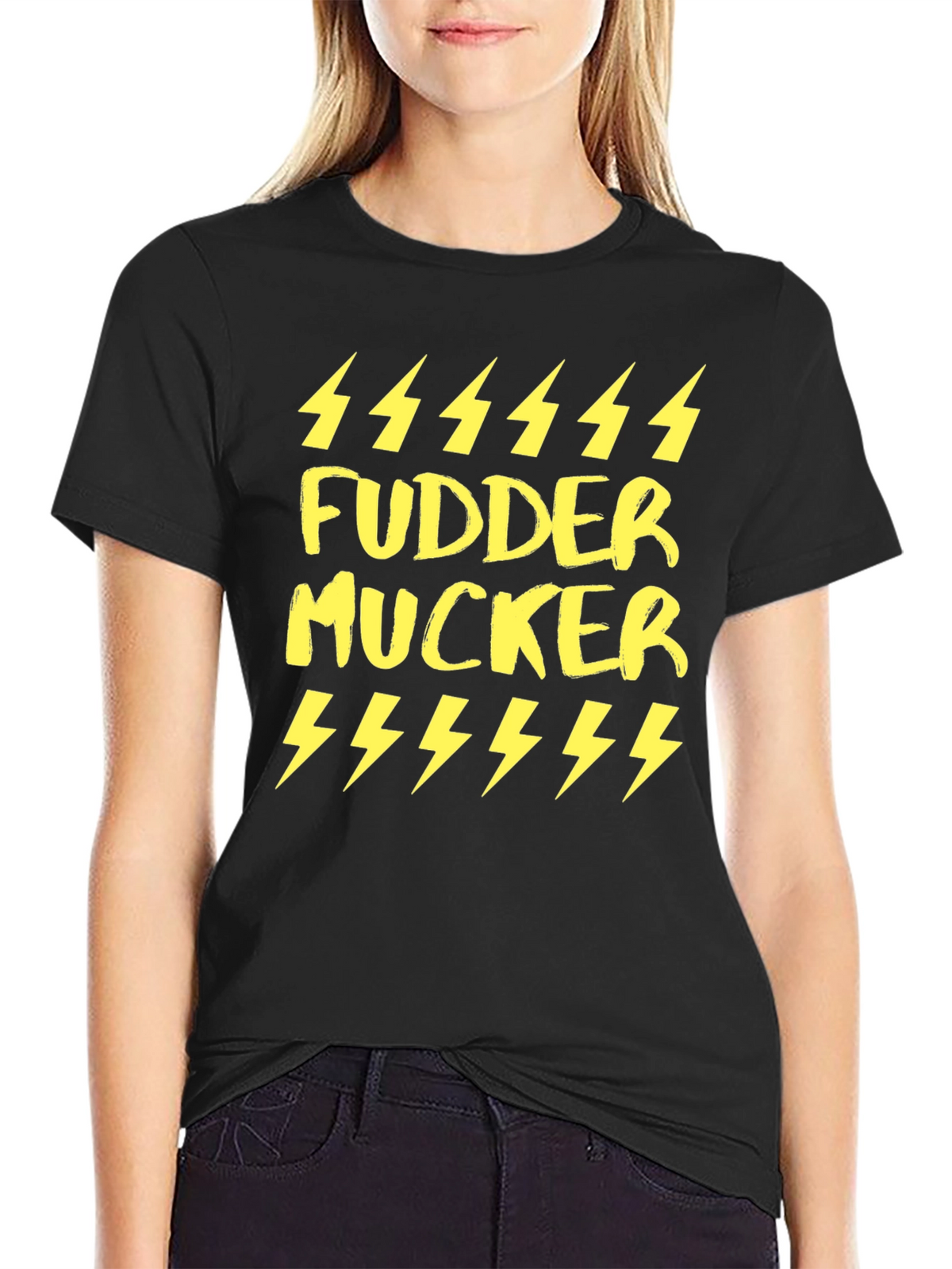 Fudder Mucker Graphic T-Shirt - Black