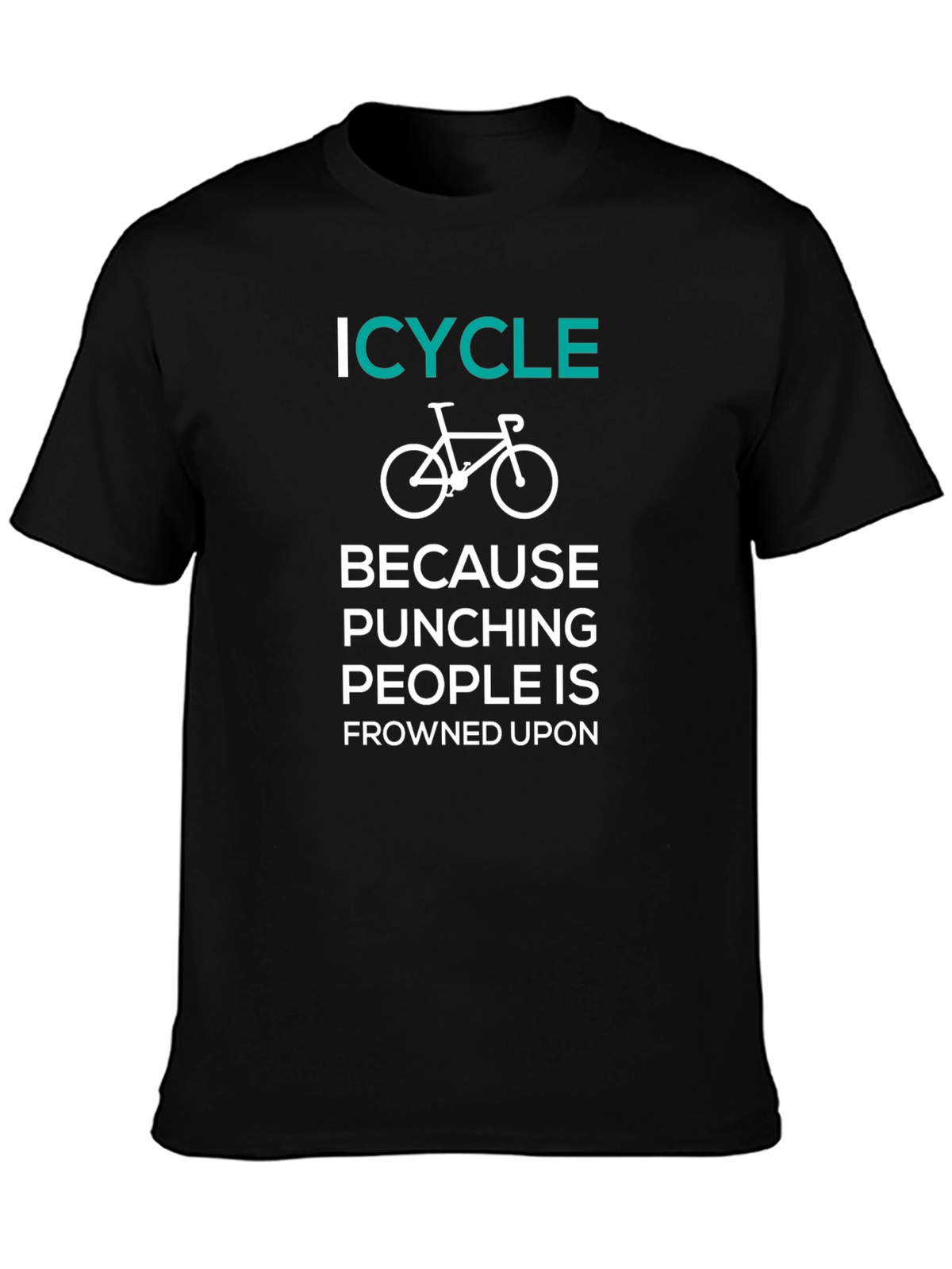 ICYCLE Because Punching People Is Frowned Upon T-Shirt