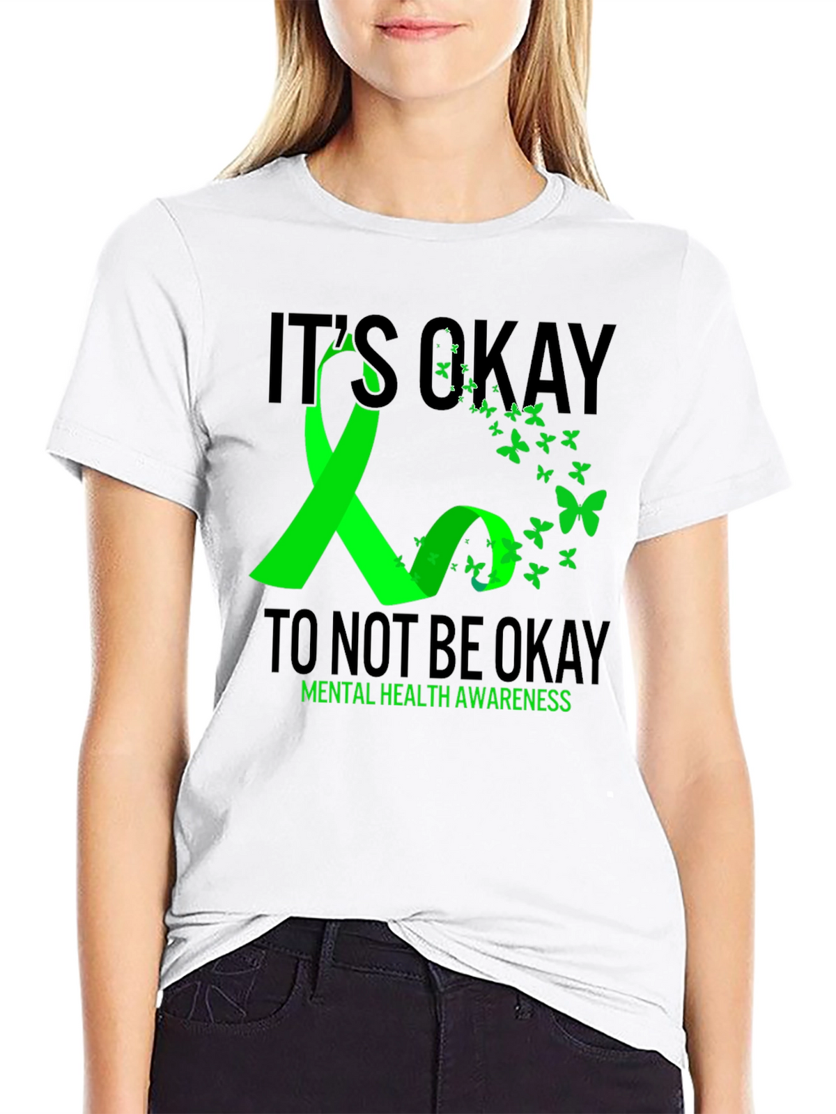 Its Okay To Not Be Okay Mental Health T-Shirt