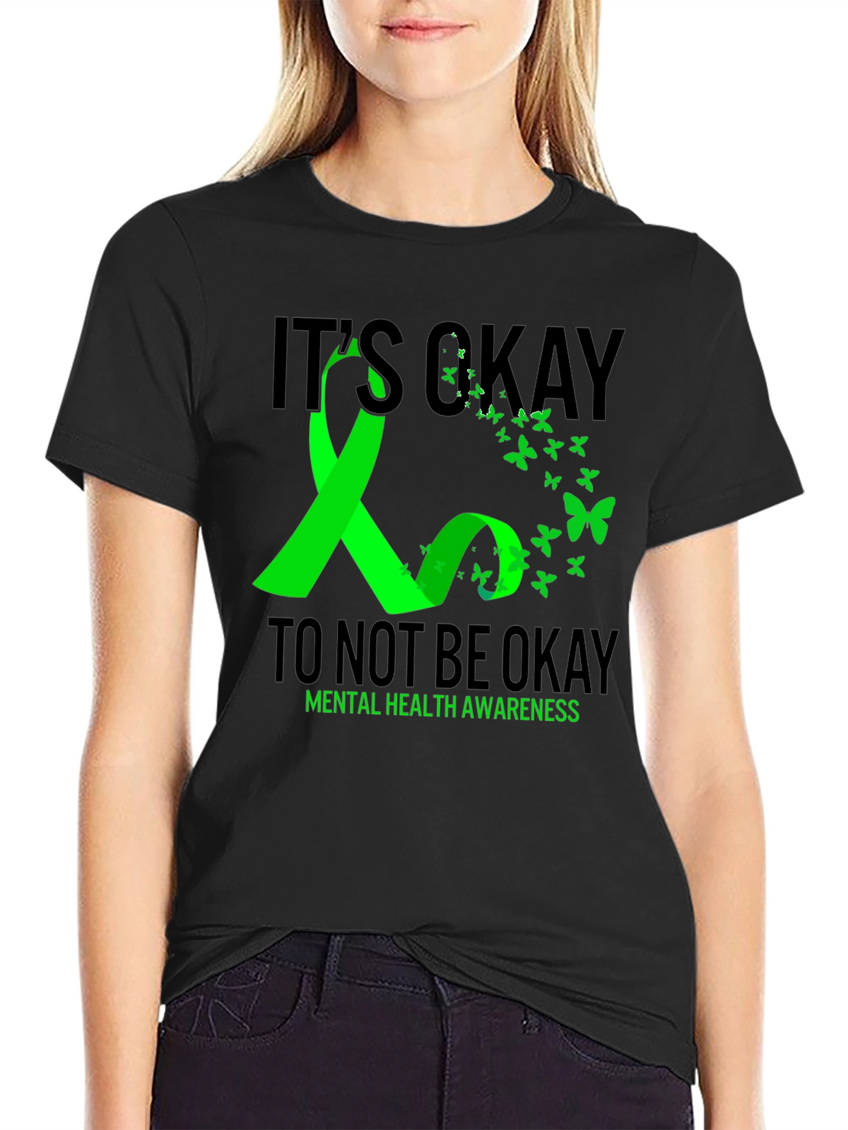 Its Okay To Not Be Okay Mental Health T-Shirt